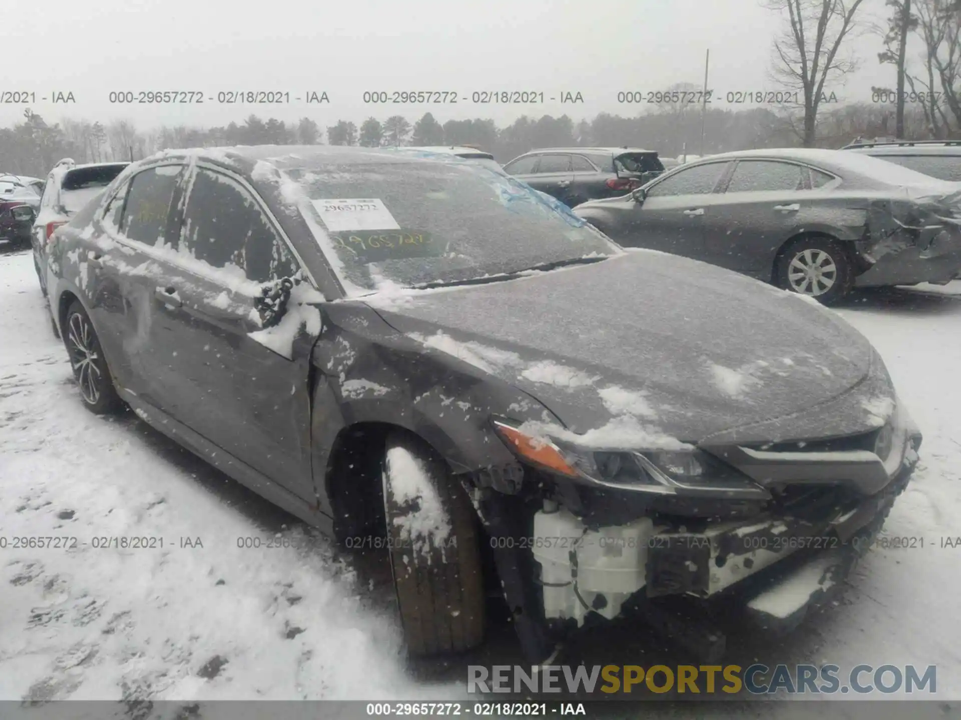 1 Photograph of a damaged car 4T1B11HK3KU244461 TOYOTA CAMRY 2019