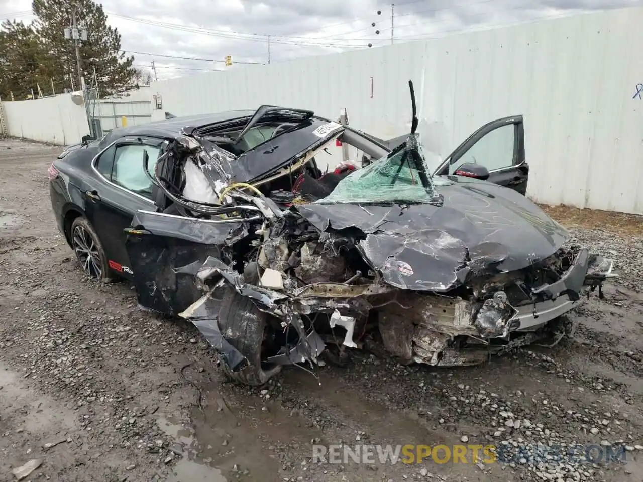 1 Photograph of a damaged car 4T1B11HK3KU244833 TOYOTA CAMRY 2019