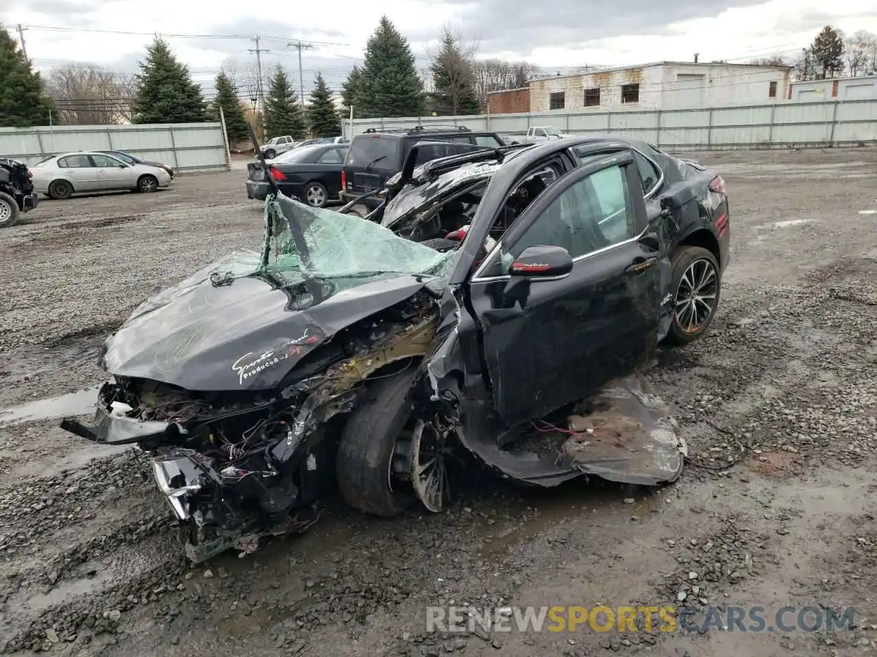 2 Photograph of a damaged car 4T1B11HK3KU244833 TOYOTA CAMRY 2019