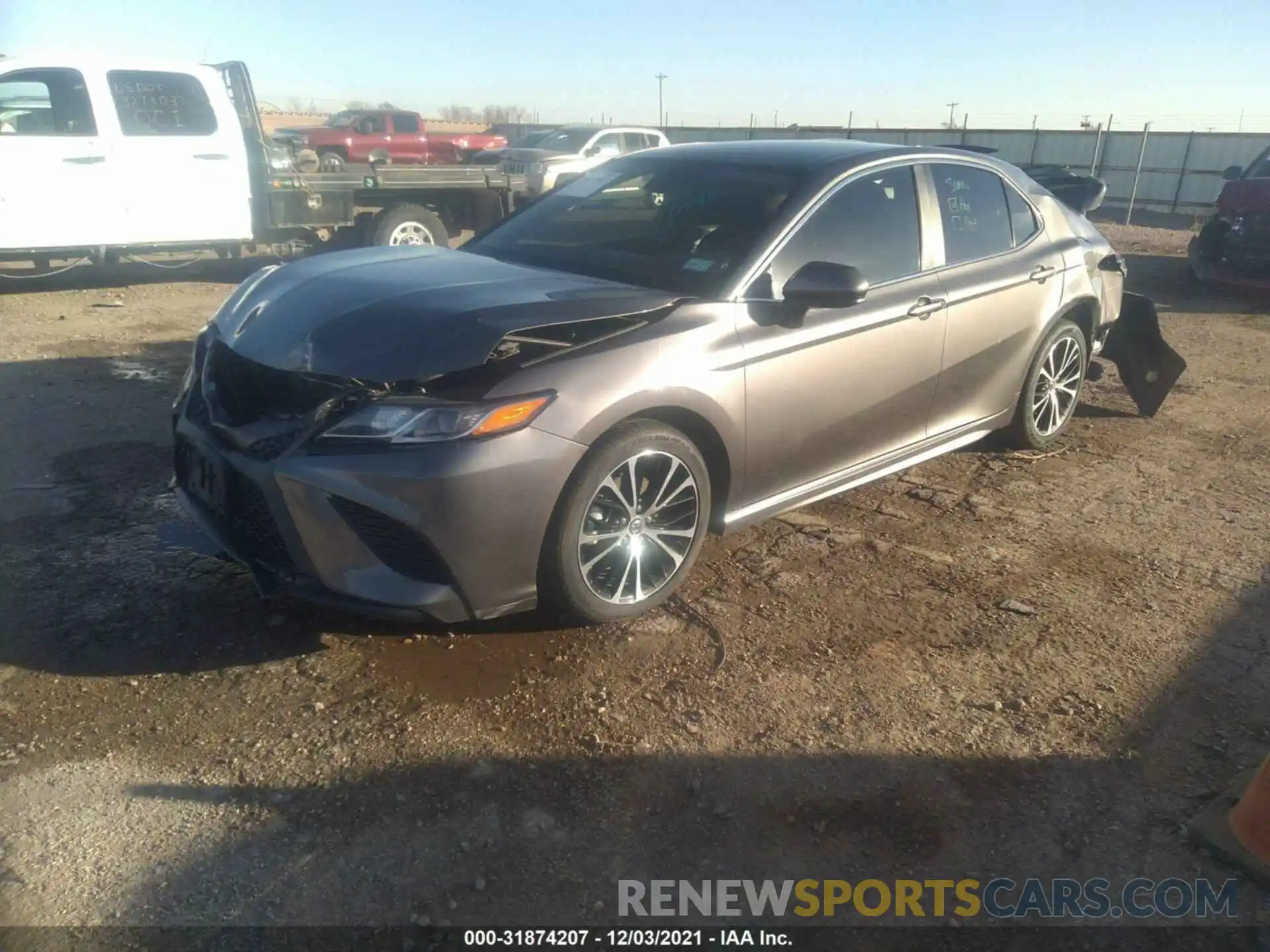 2 Photograph of a damaged car 4T1B11HK3KU250146 TOYOTA CAMRY 2019