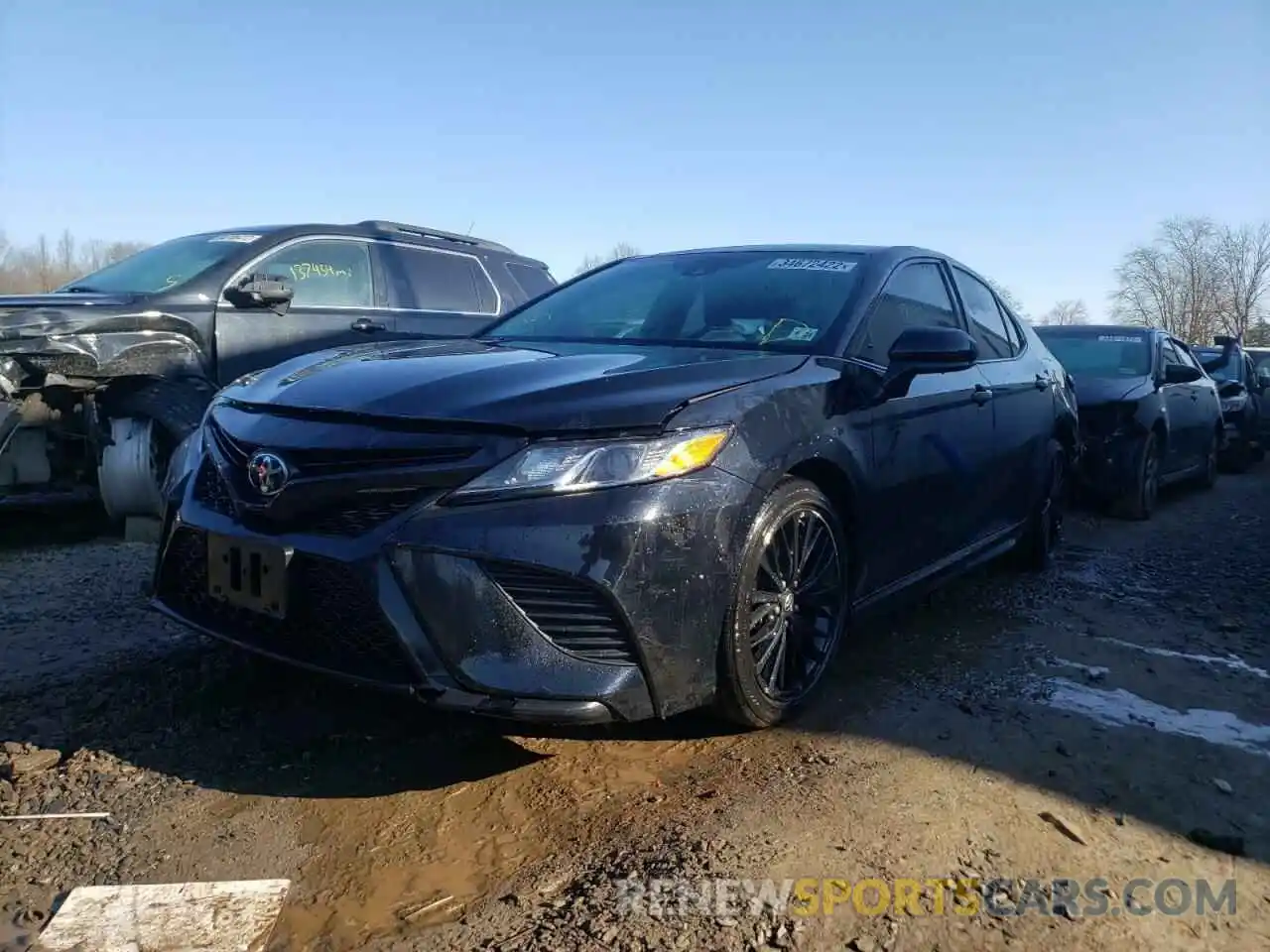 2 Photograph of a damaged car 4T1B11HK3KU251393 TOYOTA CAMRY 2019