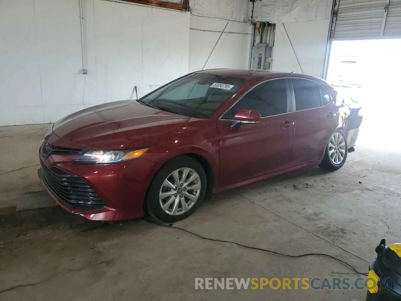 1 Photograph of a damaged car 4T1B11HK3KU251720 TOYOTA CAMRY 2019