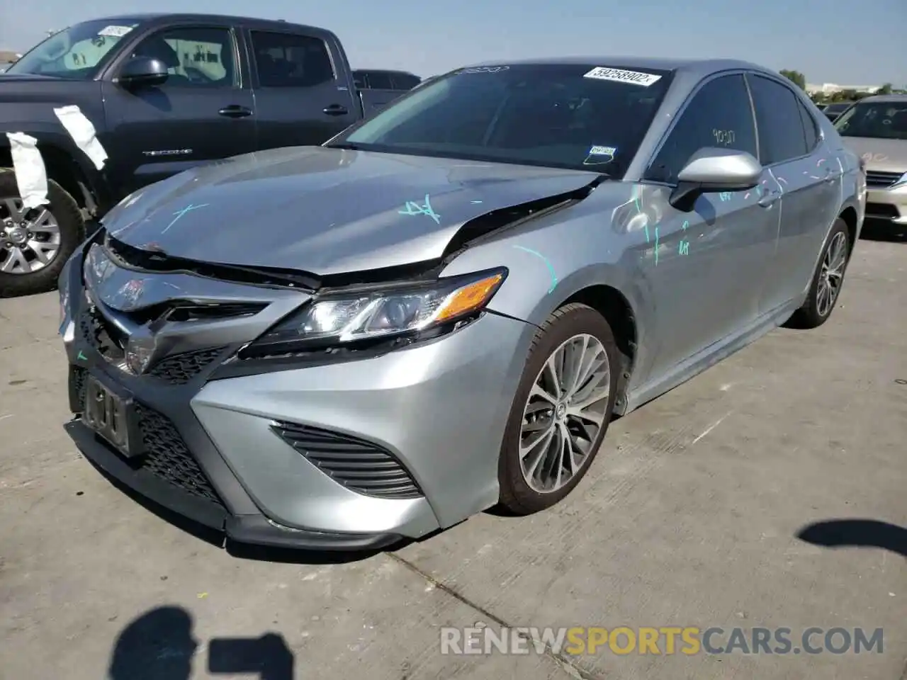 2 Photograph of a damaged car 4T1B11HK3KU255850 TOYOTA CAMRY 2019