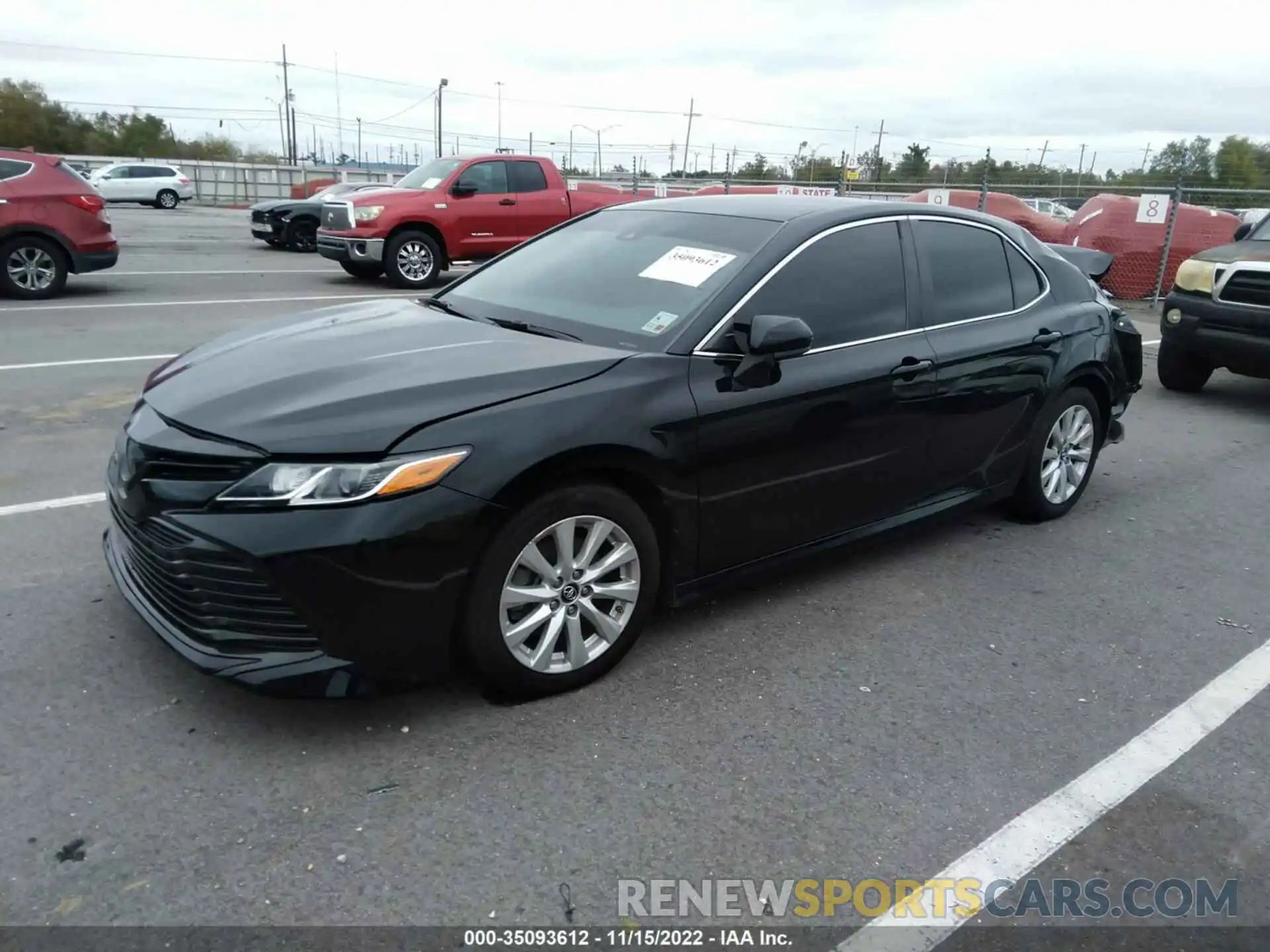 2 Photograph of a damaged car 4T1B11HK3KU256173 TOYOTA CAMRY 2019