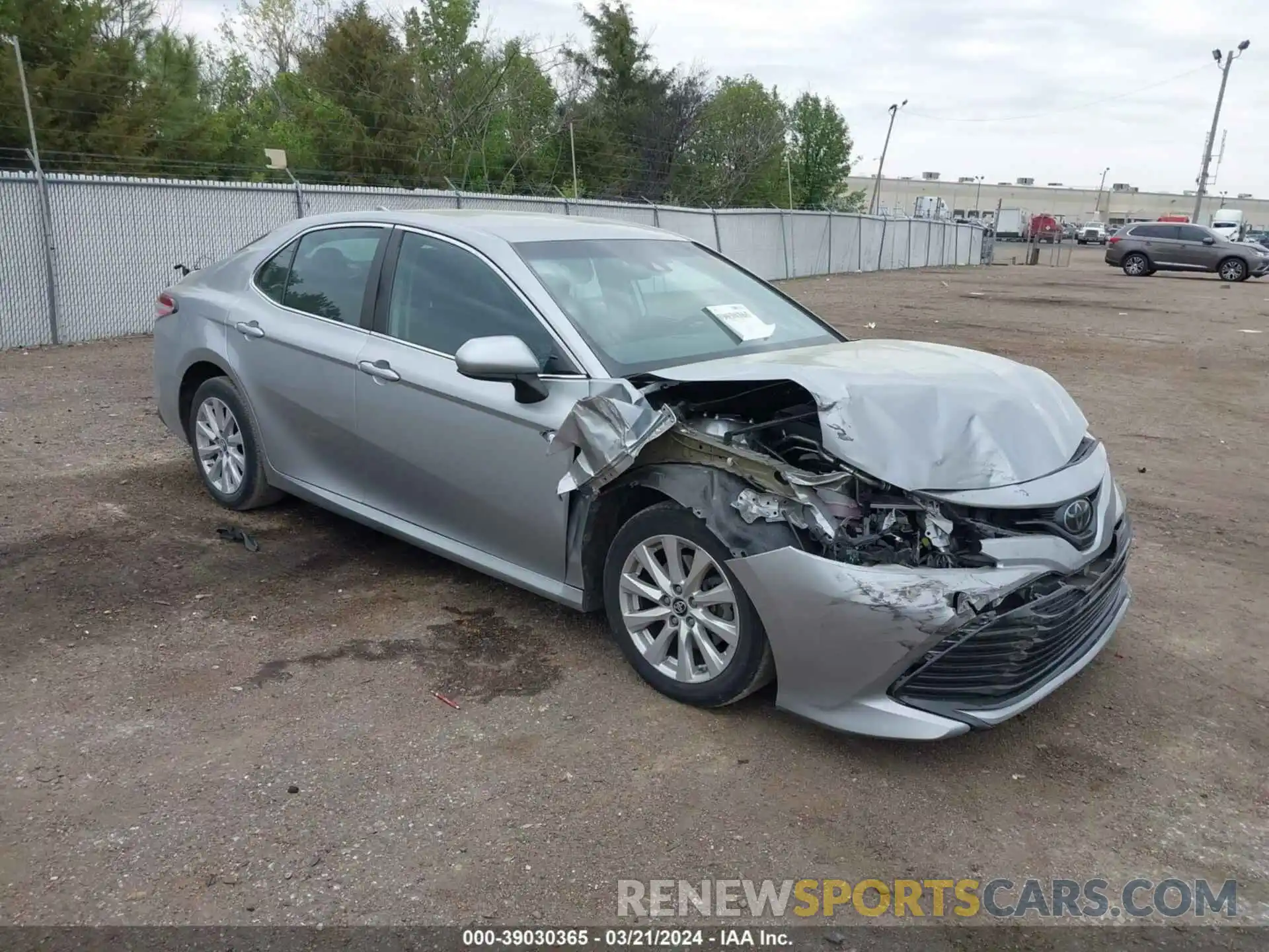 1 Photograph of a damaged car 4T1B11HK3KU257310 TOYOTA CAMRY 2019