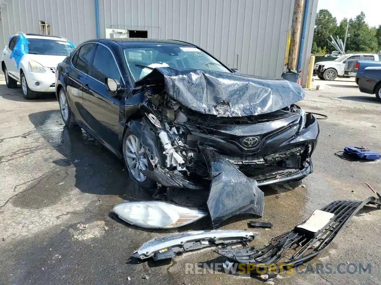 1 Photograph of a damaged car 4T1B11HK3KU261163 TOYOTA CAMRY 2019