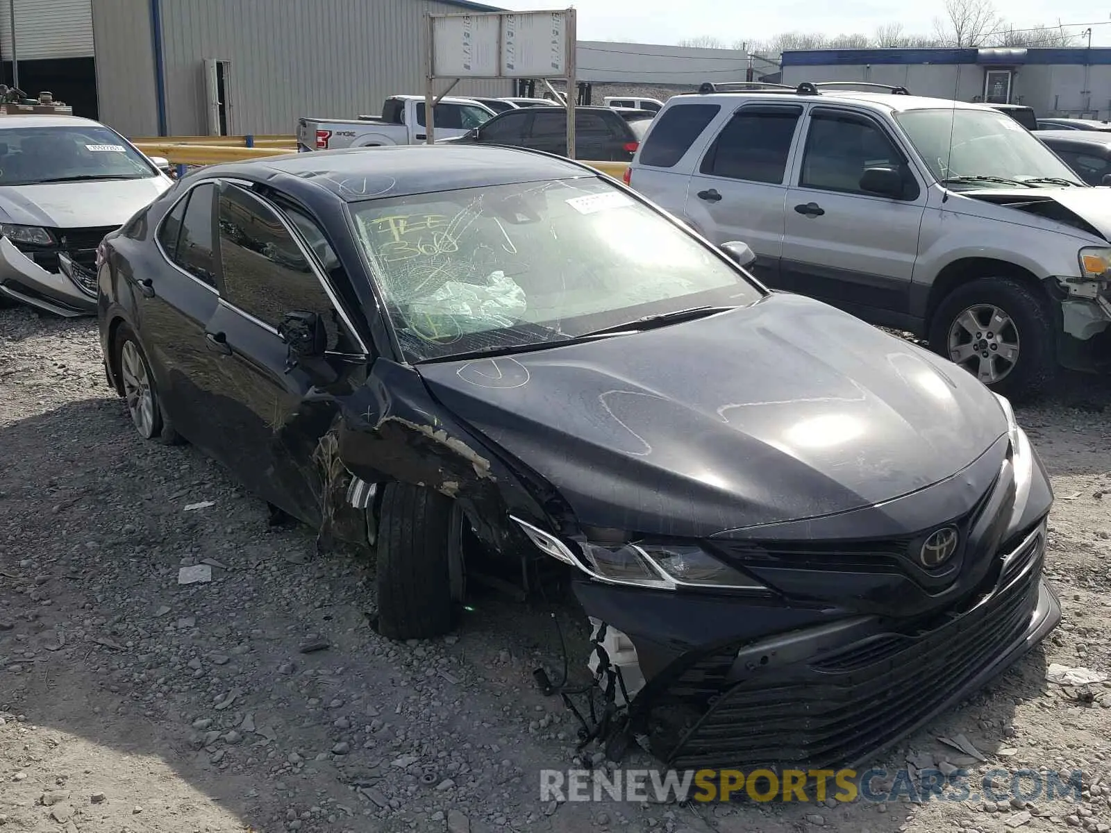 1 Photograph of a damaged car 4T1B11HK3KU262846 TOYOTA CAMRY 2019