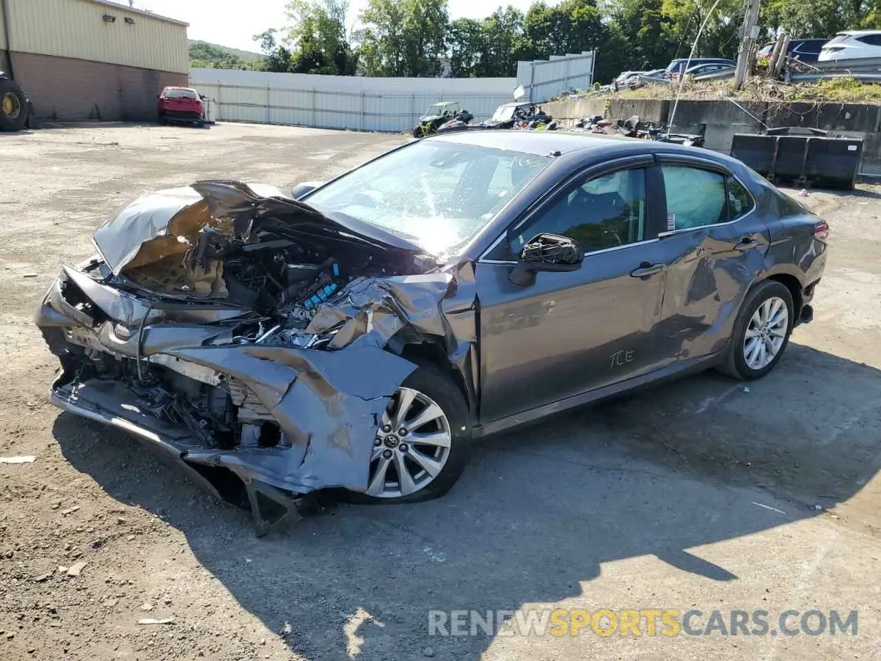 1 Photograph of a damaged car 4T1B11HK3KU272521 TOYOTA CAMRY 2019