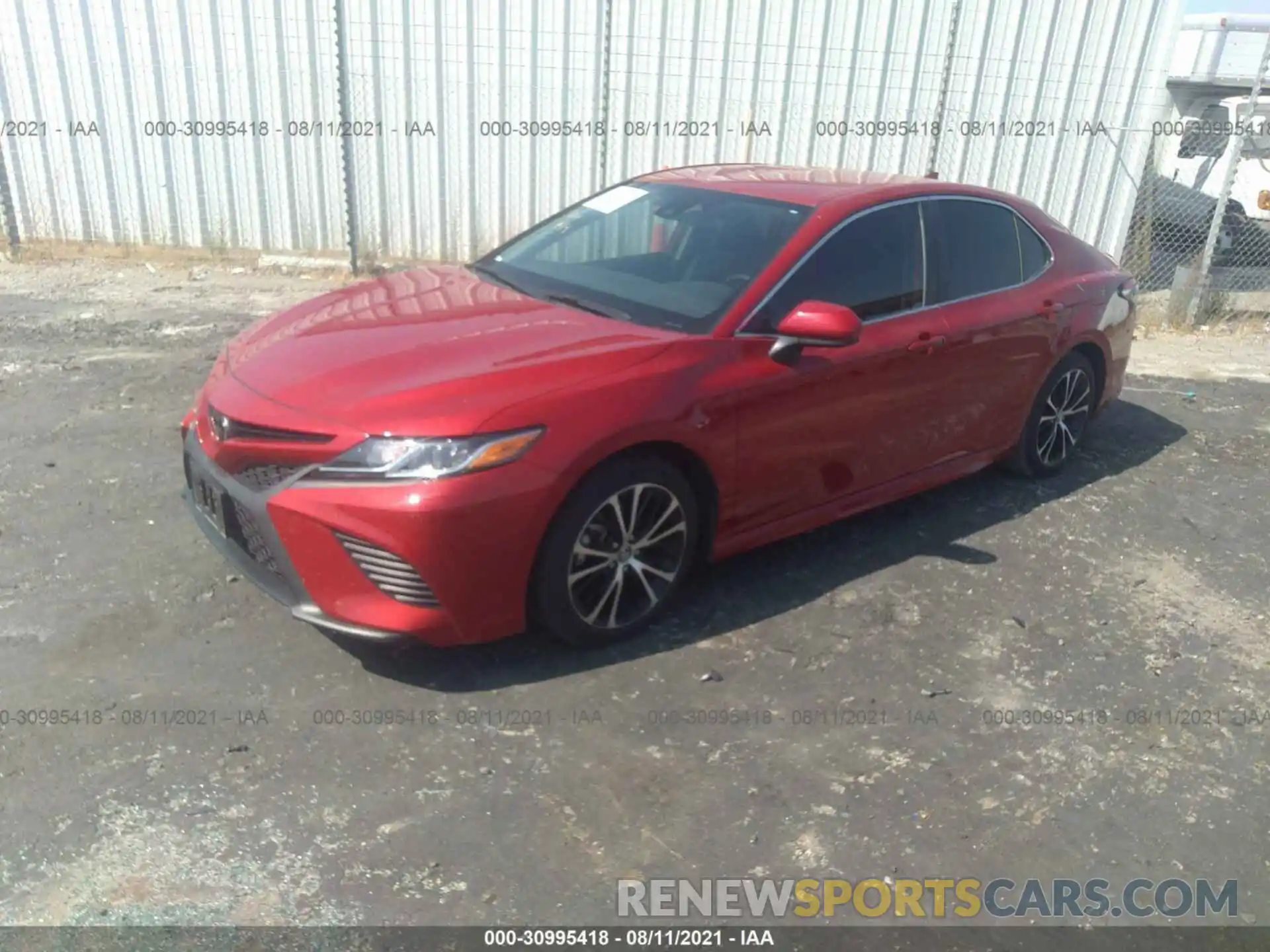 2 Photograph of a damaged car 4T1B11HK3KU278822 TOYOTA CAMRY 2019