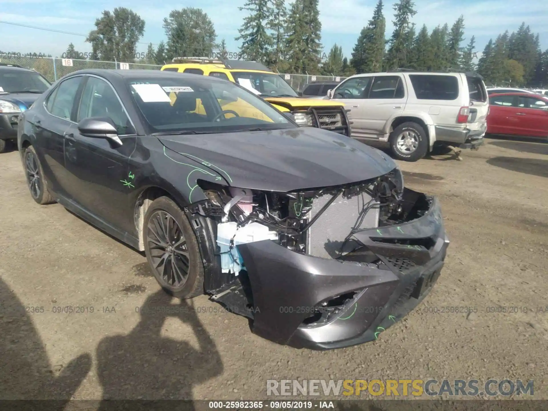 1 Photograph of a damaged car 4T1B11HK3KU278920 TOYOTA CAMRY 2019