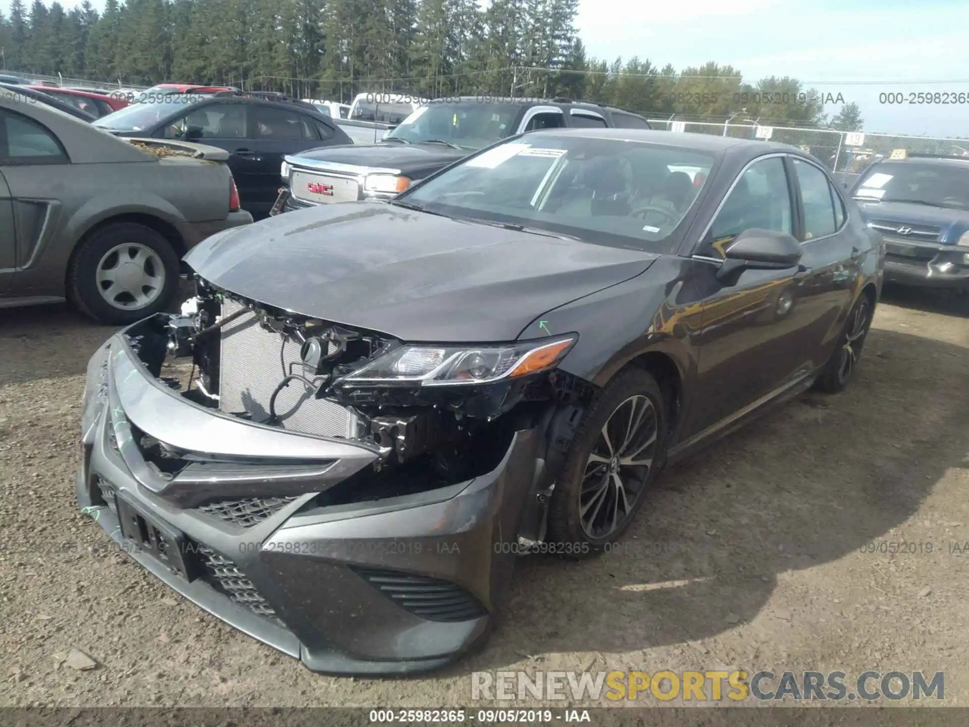 2 Photograph of a damaged car 4T1B11HK3KU278920 TOYOTA CAMRY 2019