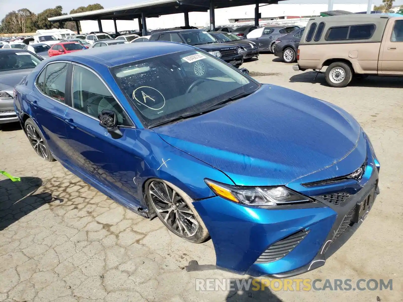 1 Photograph of a damaged car 4T1B11HK3KU280408 TOYOTA CAMRY 2019