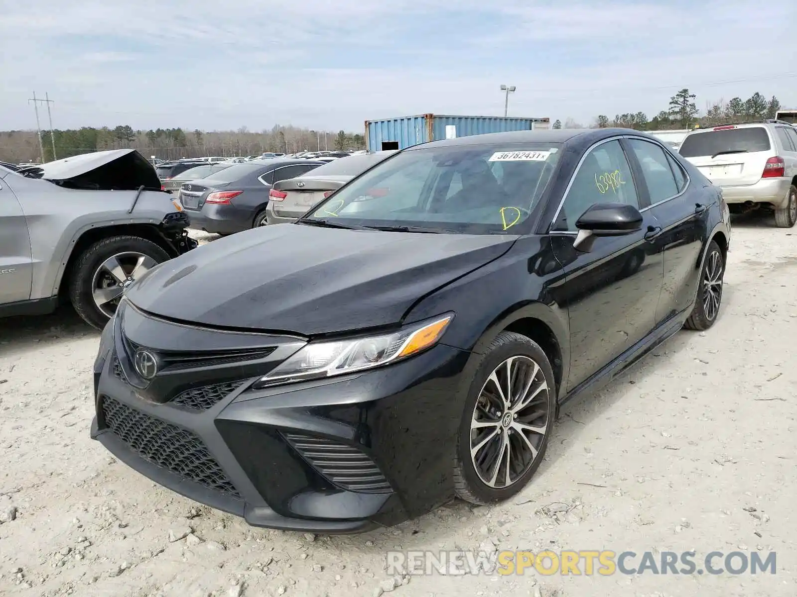 2 Photograph of a damaged car 4T1B11HK3KU280747 TOYOTA CAMRY 2019