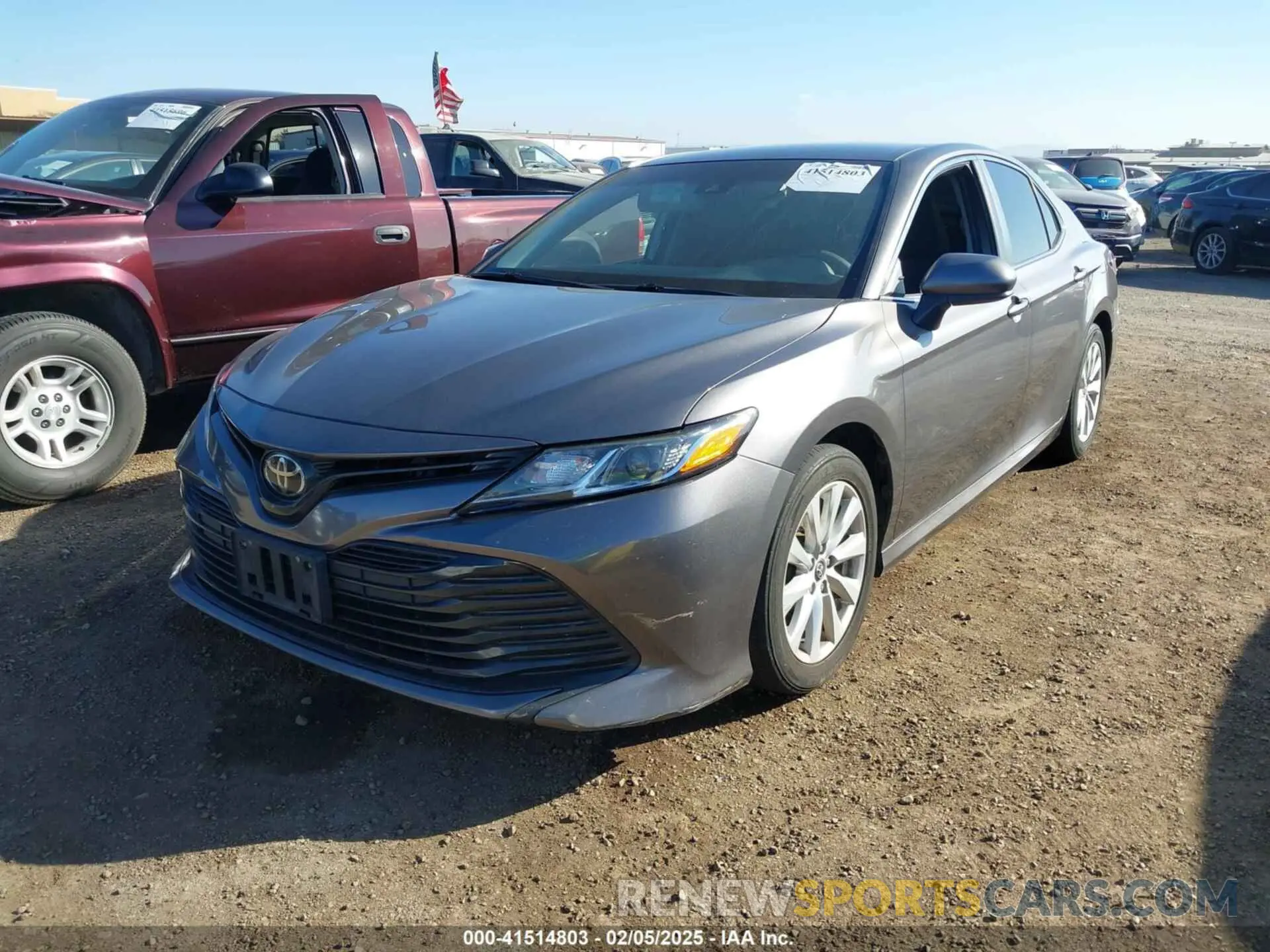 2 Photograph of a damaged car 4T1B11HK3KU284894 TOYOTA CAMRY 2019