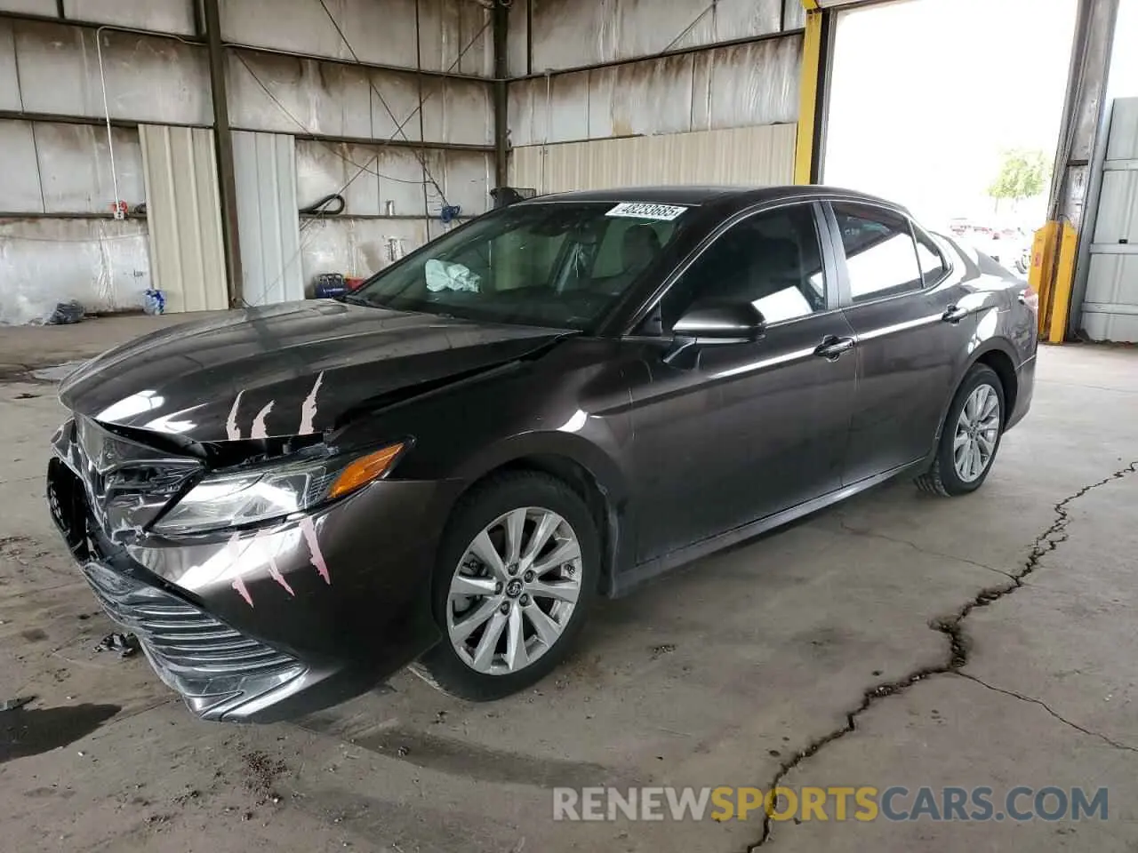 1 Photograph of a damaged car 4T1B11HK3KU290548 TOYOTA CAMRY 2019