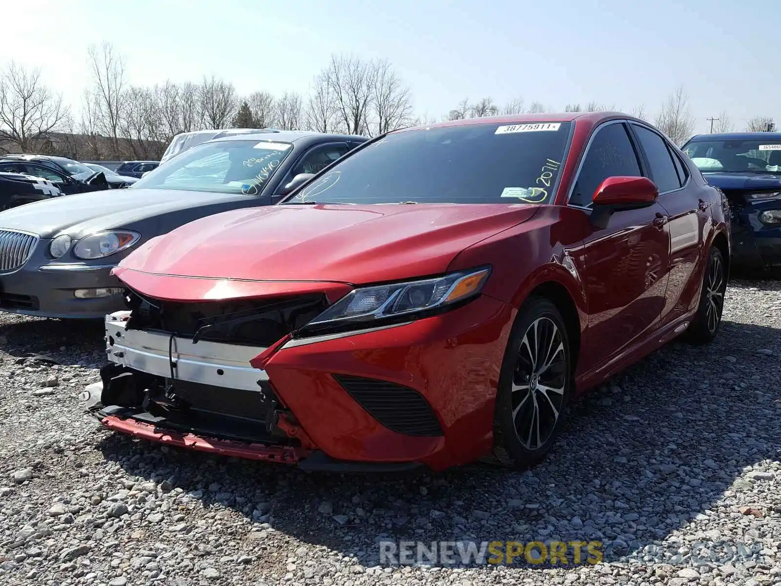 2 Photograph of a damaged car 4T1B11HK3KU292428 TOYOTA CAMRY 2019