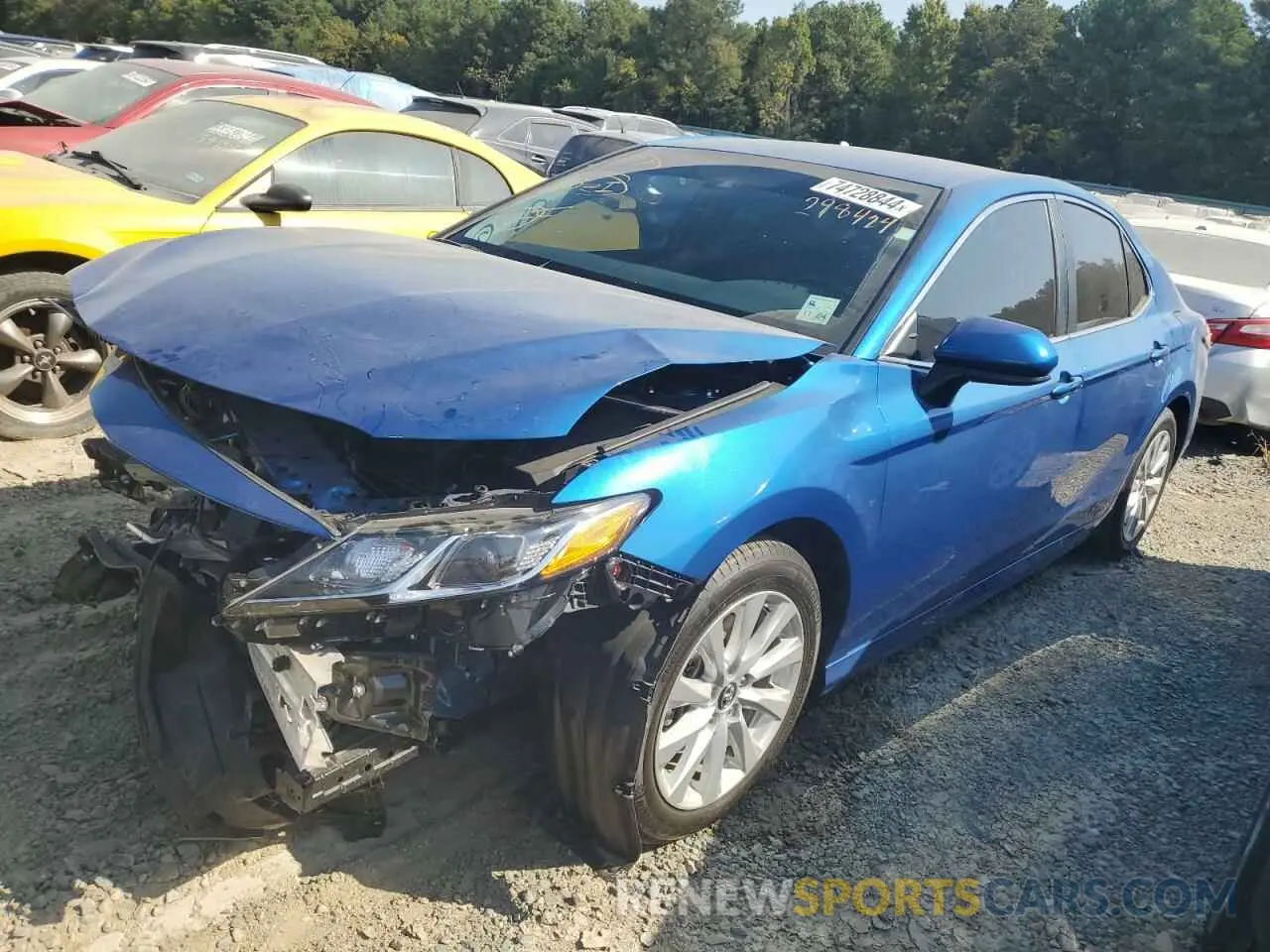 1 Photograph of a damaged car 4T1B11HK3KU298424 TOYOTA CAMRY 2019