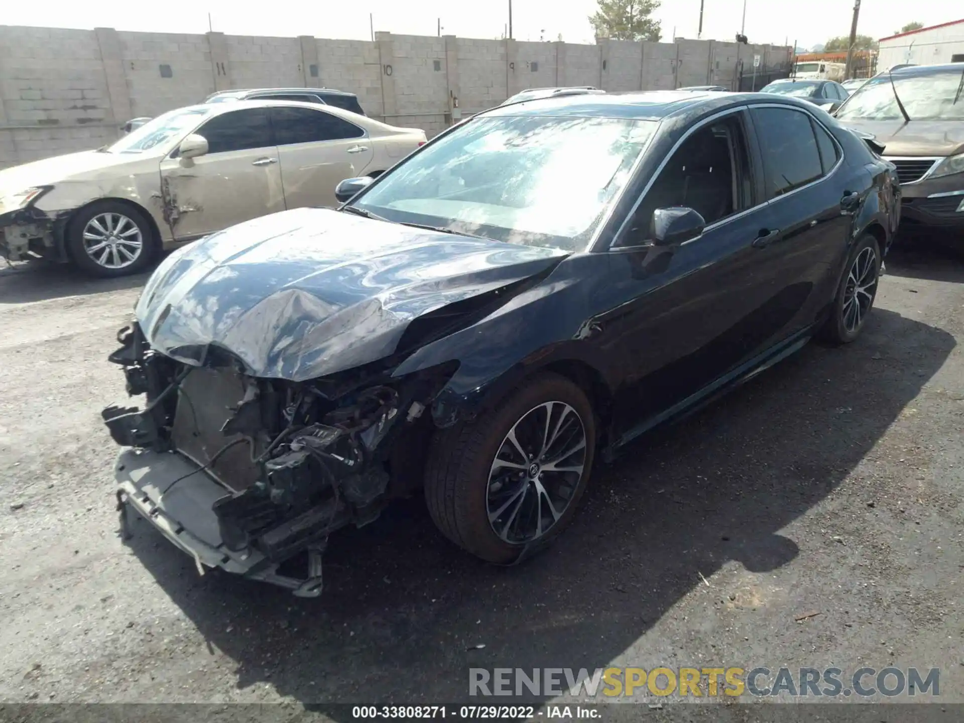 2 Photograph of a damaged car 4T1B11HK3KU680856 TOYOTA CAMRY 2019