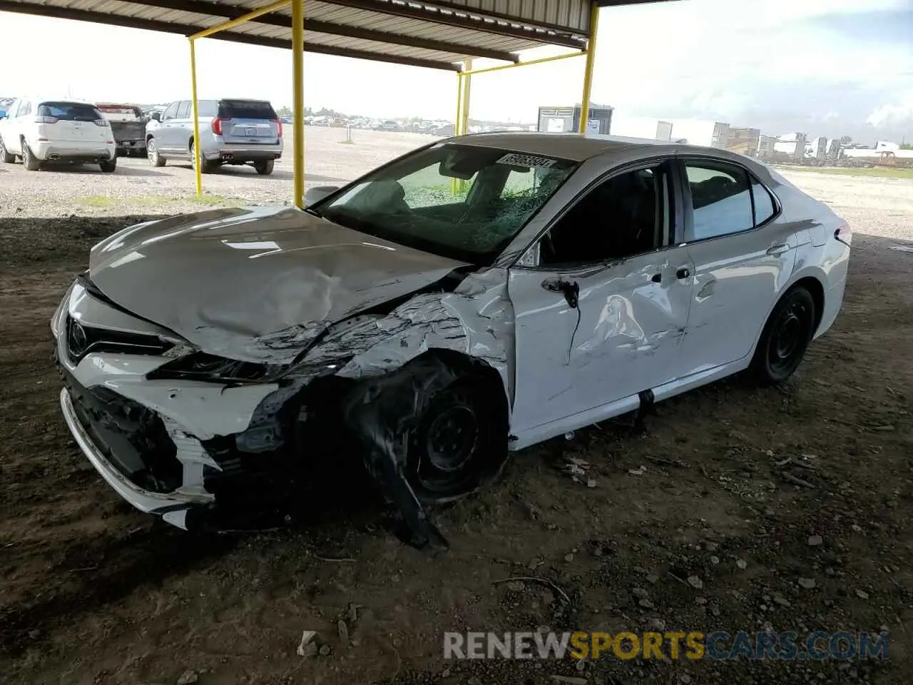1 Photograph of a damaged car 4T1B11HK3KU684129 TOYOTA CAMRY 2019