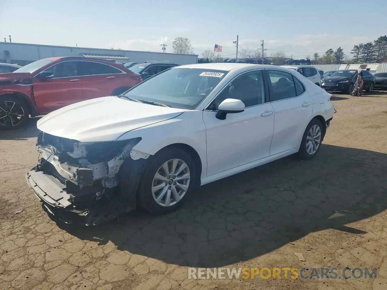 1 Photograph of a damaged car 4T1B11HK3KU684728 TOYOTA CAMRY 2019