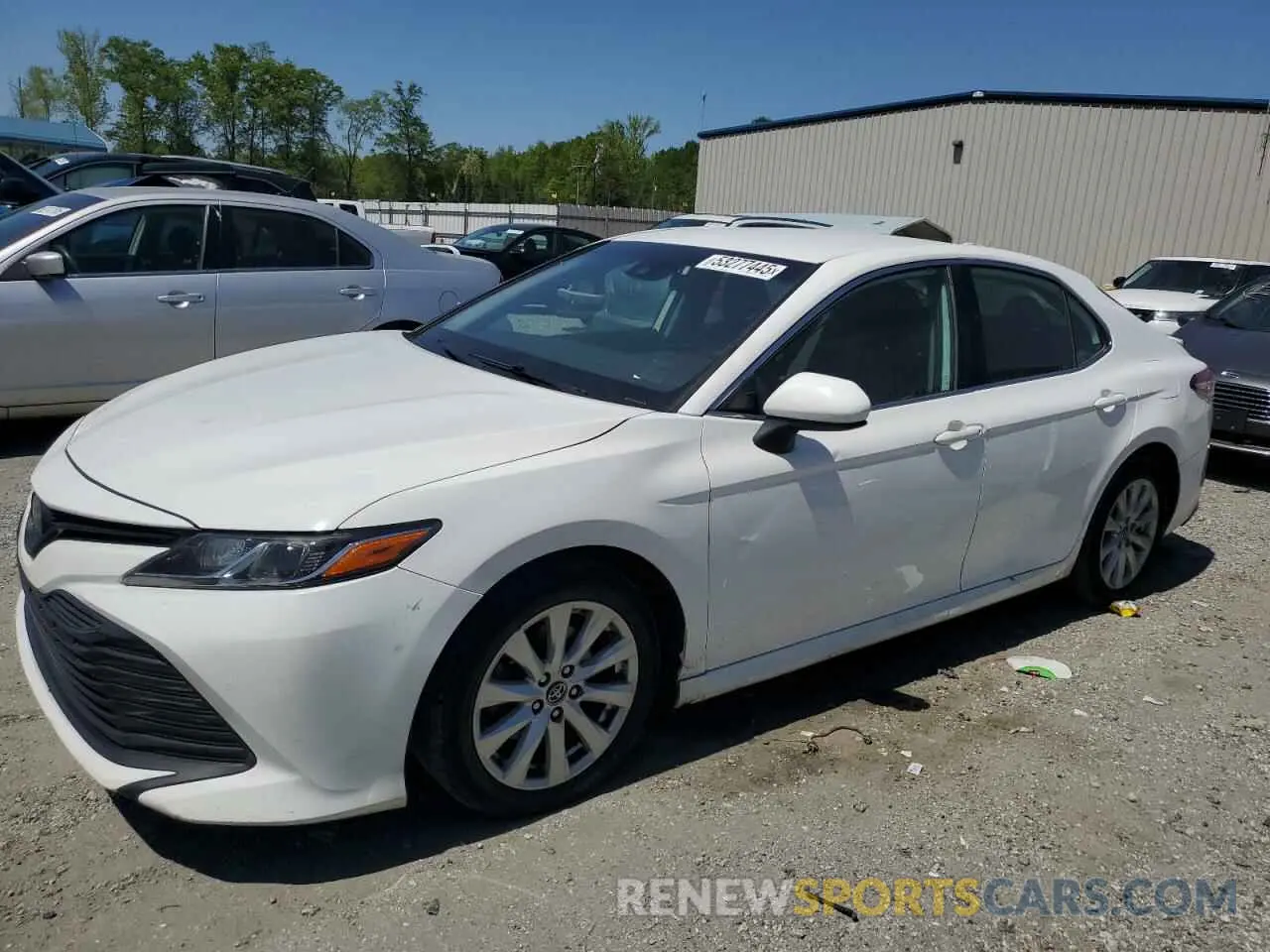 1 Photograph of a damaged car 4T1B11HK3KU687581 TOYOTA CAMRY 2019