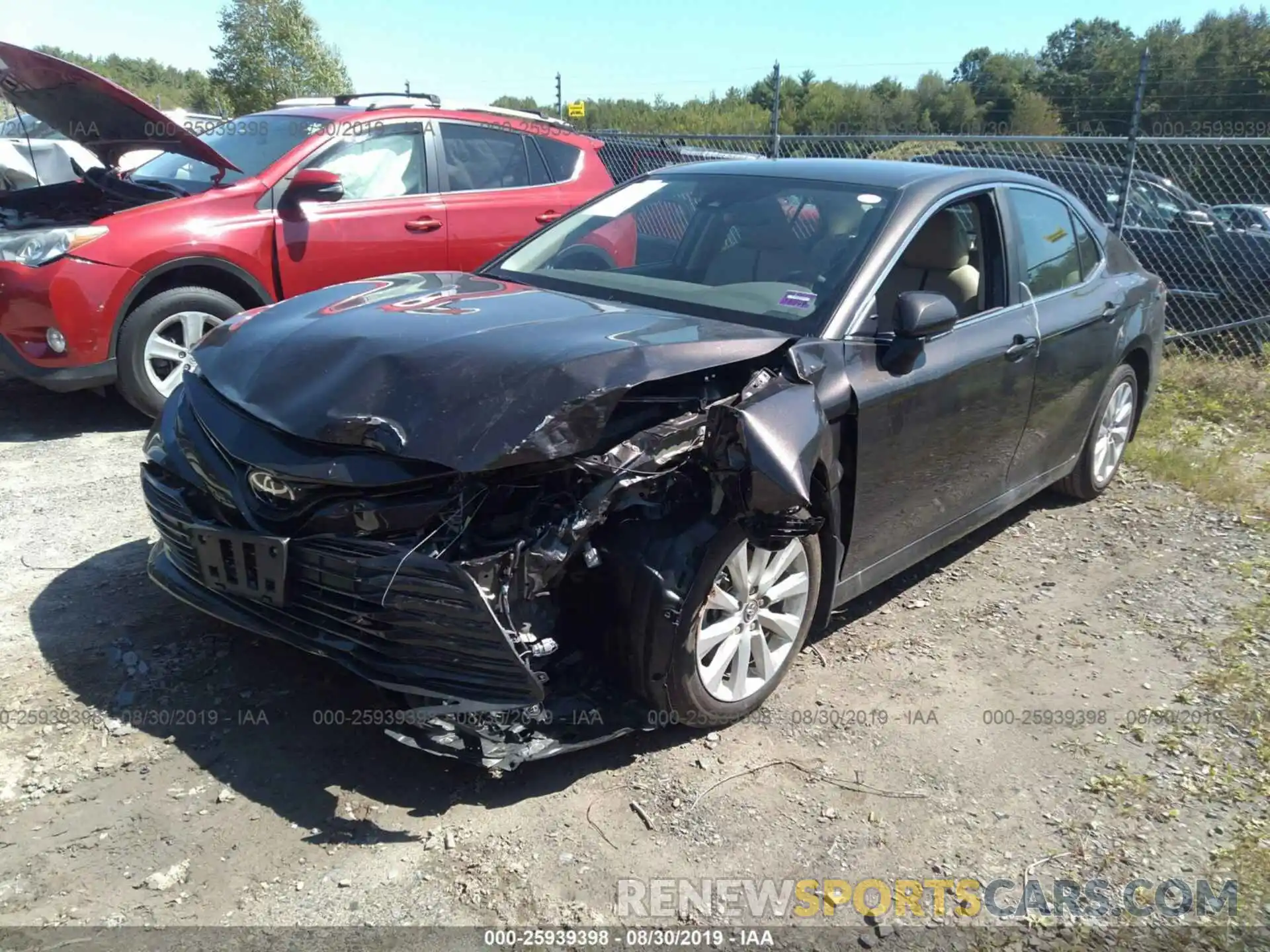 2 Photograph of a damaged car 4T1B11HK3KU688486 TOYOTA CAMRY 2019