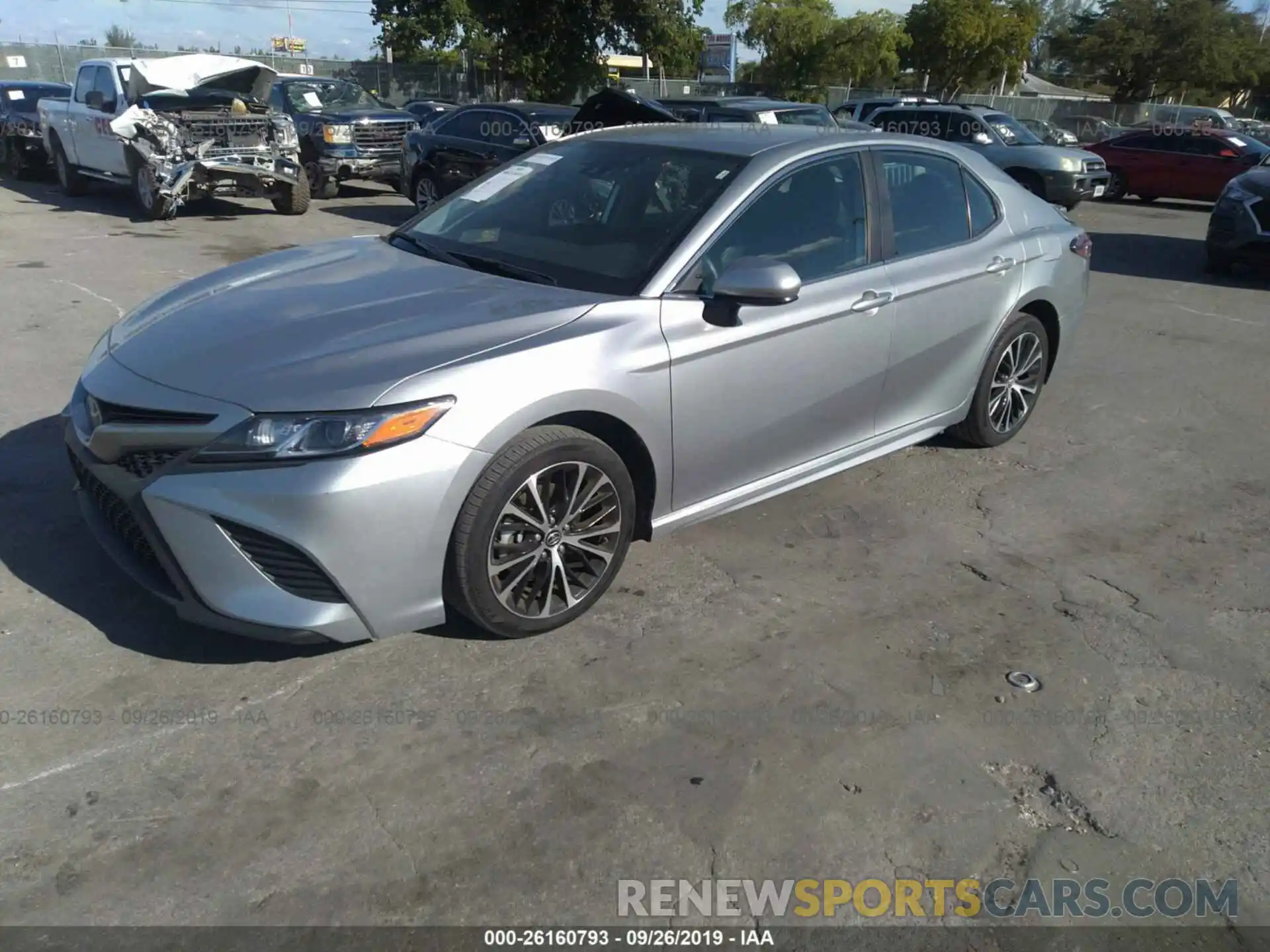 2 Photograph of a damaged car 4T1B11HK3KU693820 TOYOTA CAMRY 2019