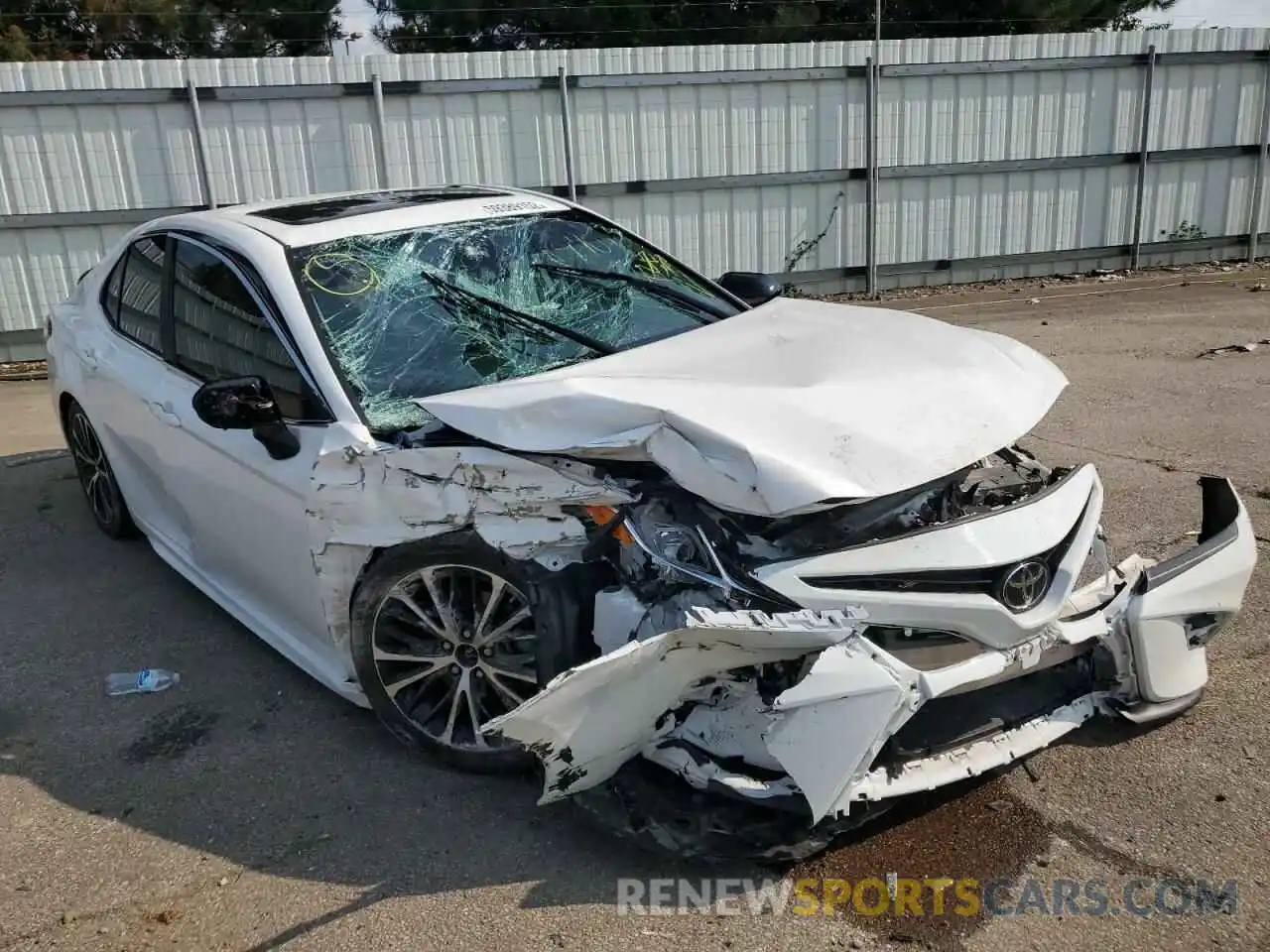 1 Photograph of a damaged car 4T1B11HK3KU694093 TOYOTA CAMRY 2019