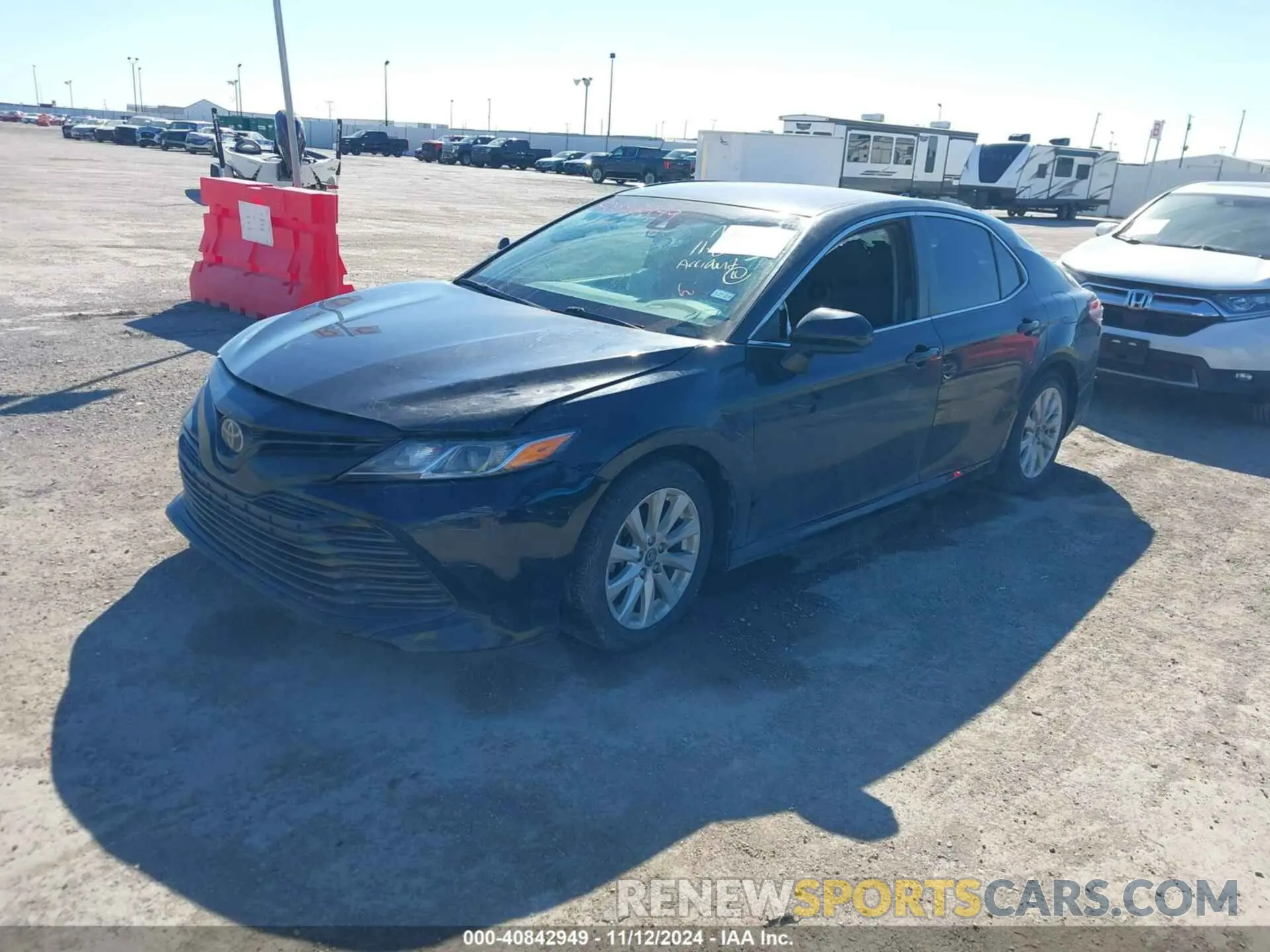 2 Photograph of a damaged car 4T1B11HK3KU697611 TOYOTA CAMRY 2019