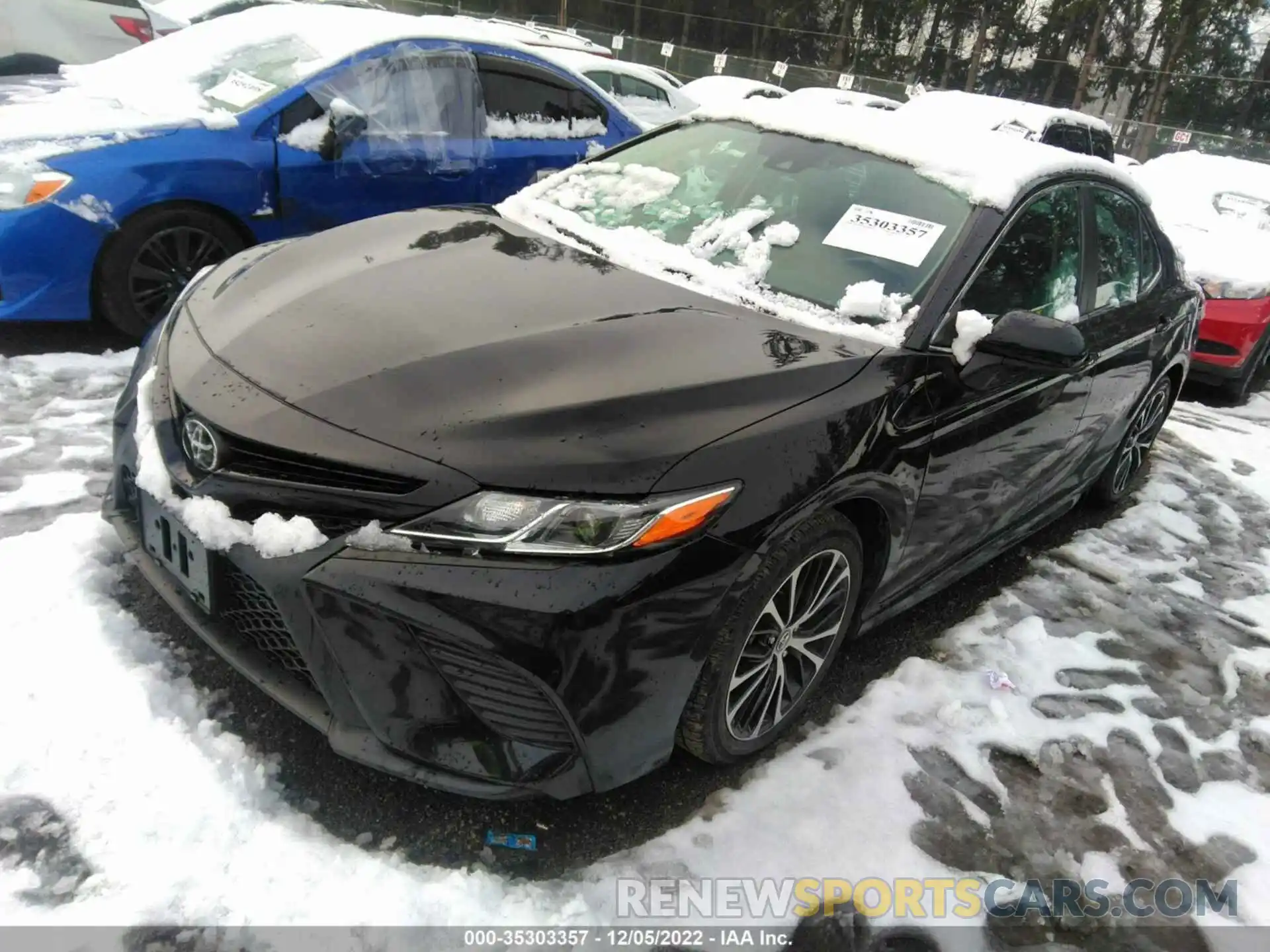 2 Photograph of a damaged car 4T1B11HK3KU697740 TOYOTA CAMRY 2019