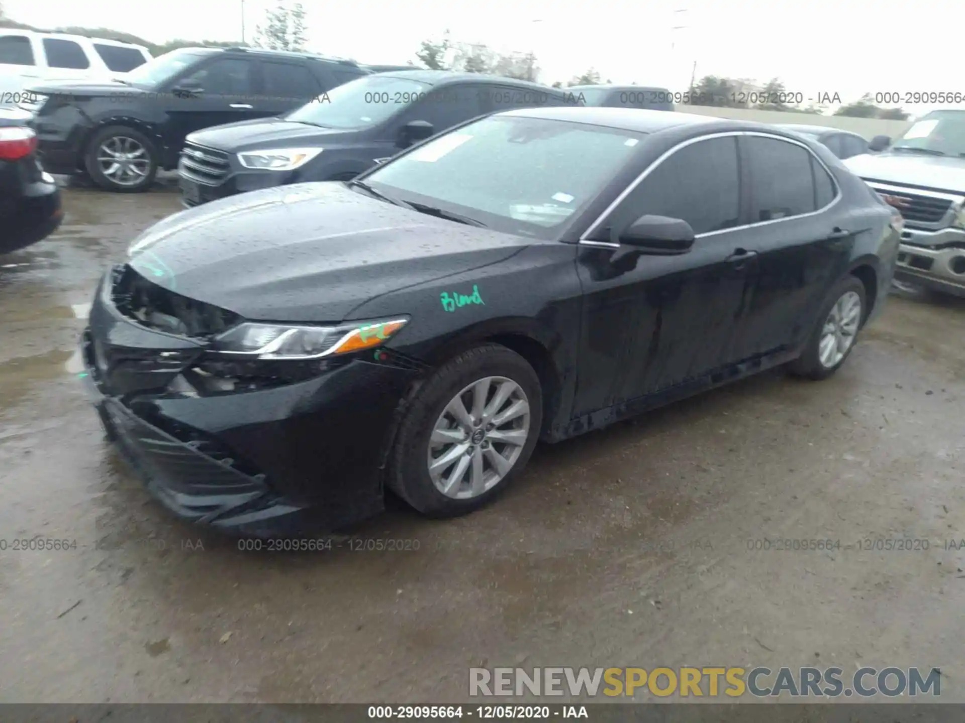 2 Photograph of a damaged car 4T1B11HK3KU698953 TOYOTA CAMRY 2019