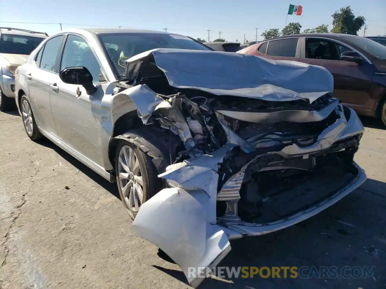 1 Photograph of a damaged car 4T1B11HK3KU700491 TOYOTA CAMRY 2019