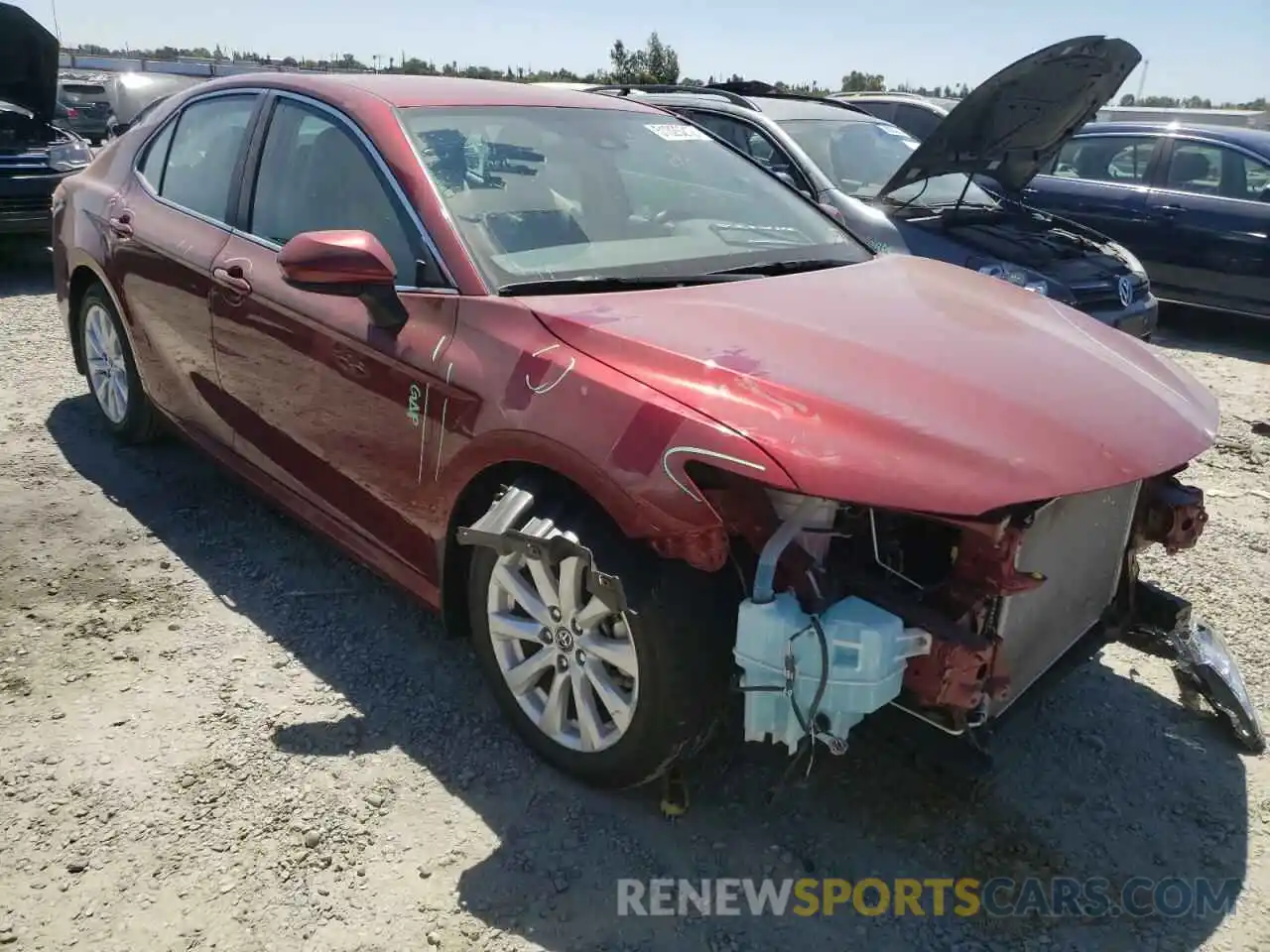 1 Photograph of a damaged car 4T1B11HK3KU700765 TOYOTA CAMRY 2019