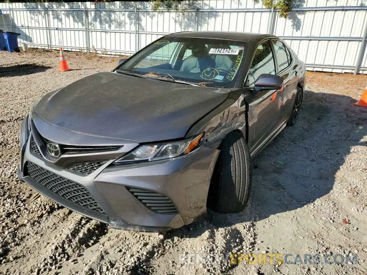 2 Photograph of a damaged car 4T1B11HK3KU705173 TOYOTA CAMRY 2019