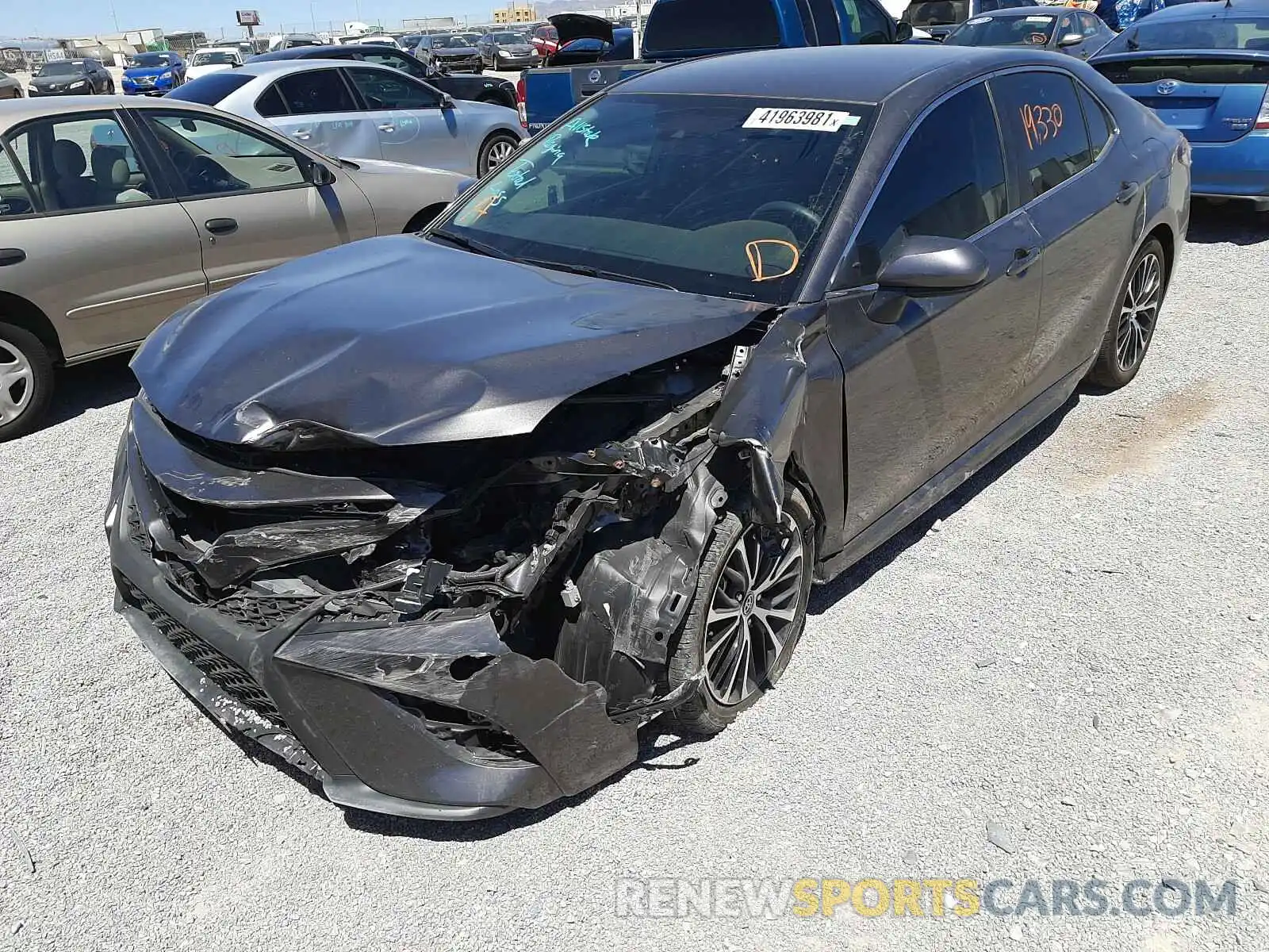 2 Photograph of a damaged car 4T1B11HK3KU714696 TOYOTA CAMRY 2019