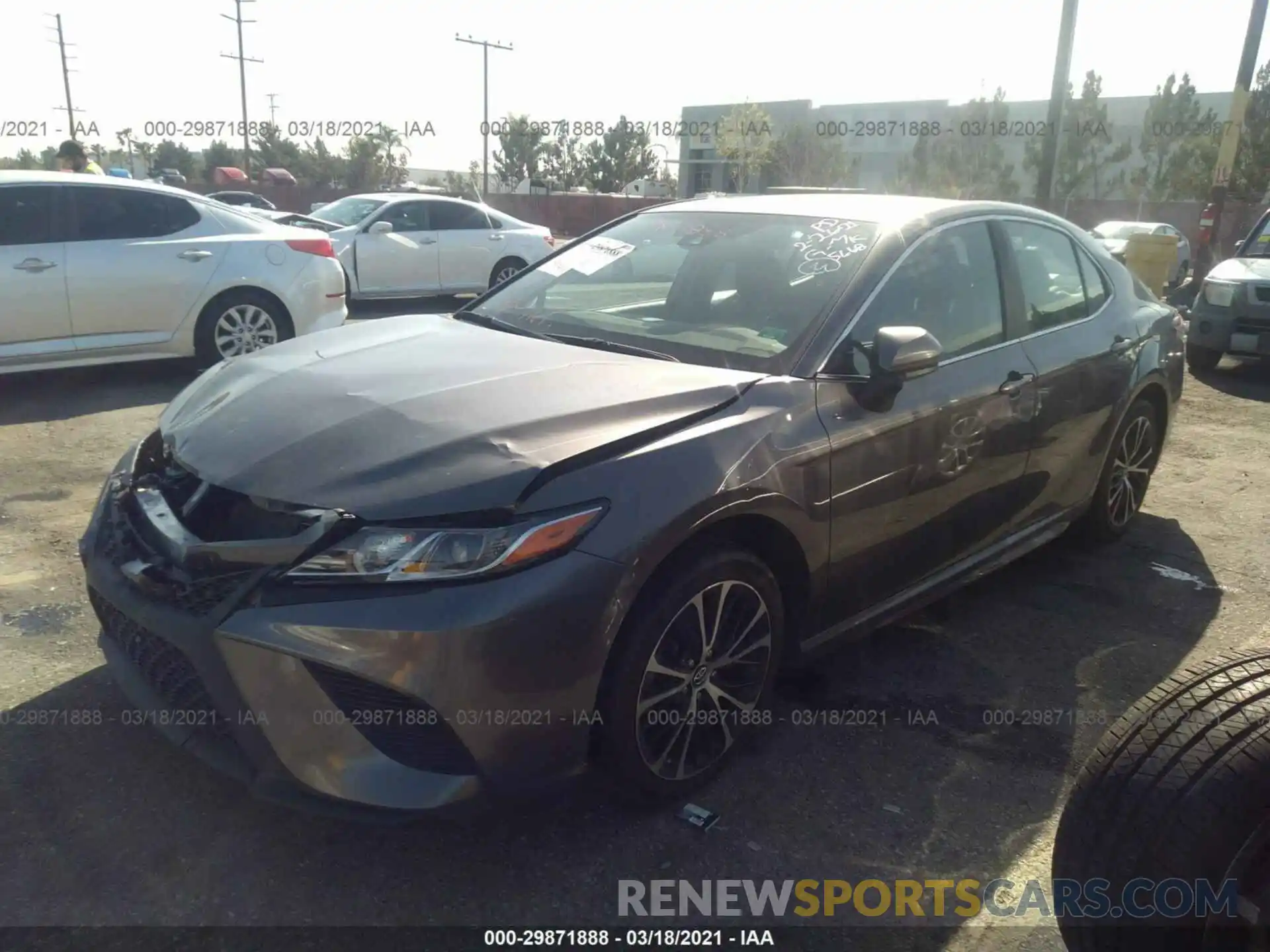 2 Photograph of a damaged car 4T1B11HK3KU715668 TOYOTA CAMRY 2019