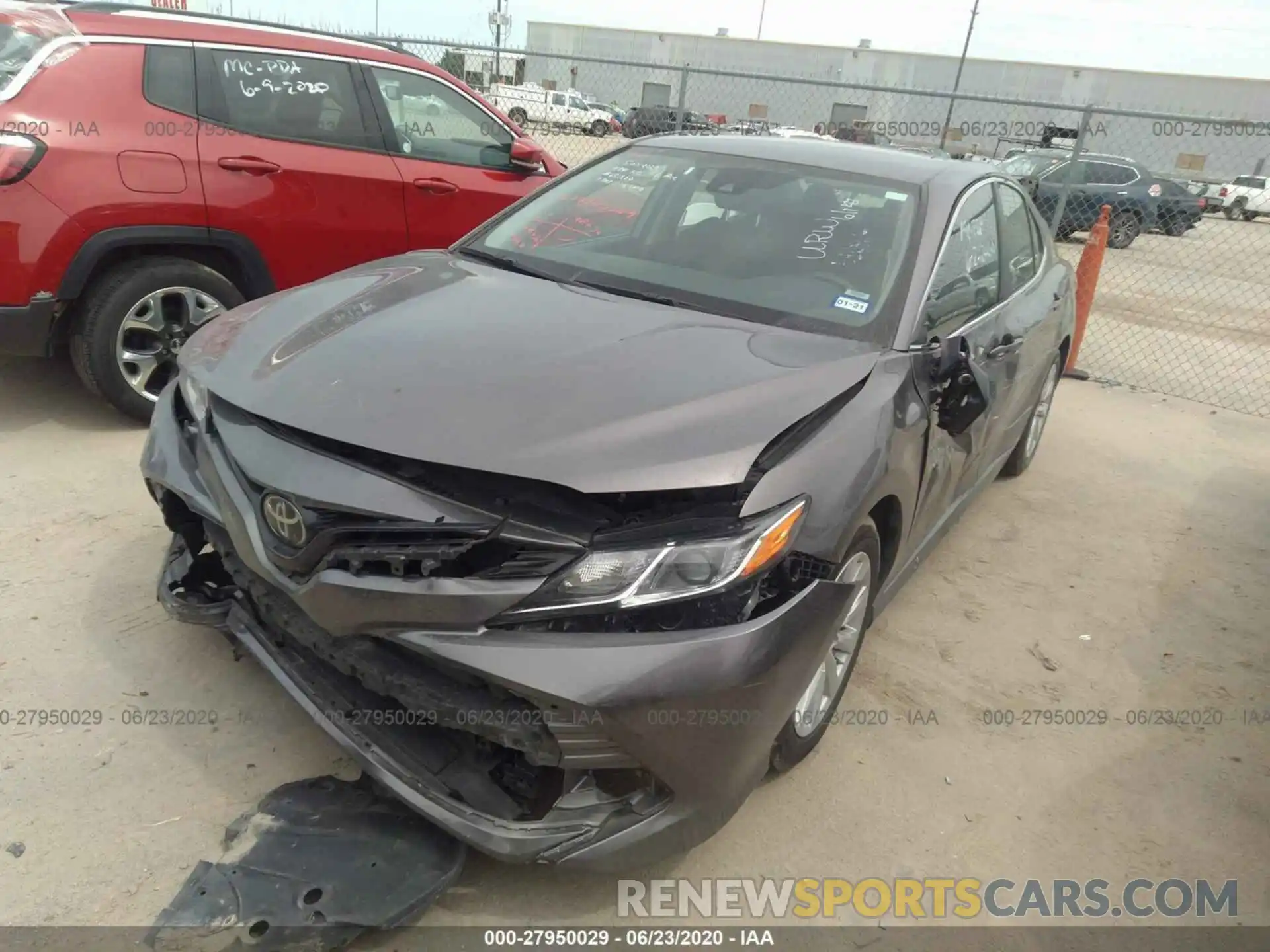 2 Photograph of a damaged car 4T1B11HK3KU716707 TOYOTA CAMRY 2019