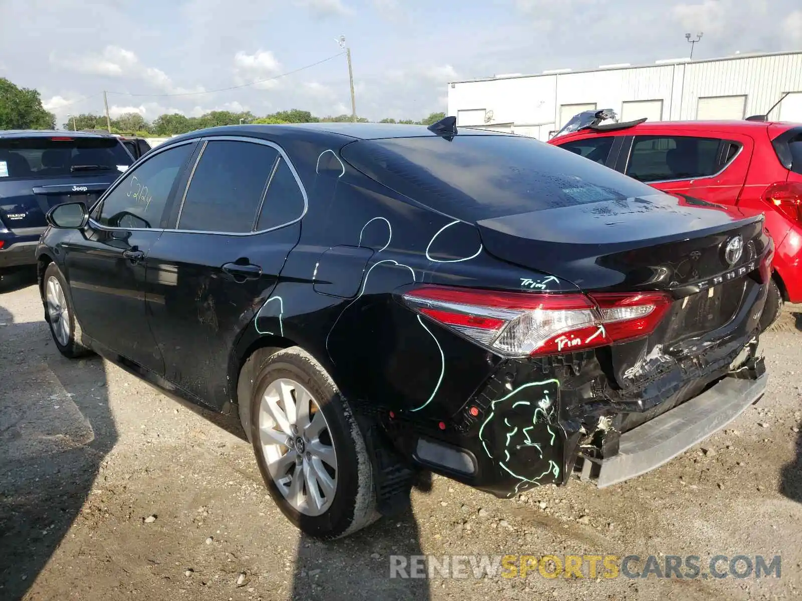 3 Photograph of a damaged car 4T1B11HK3KU716819 TOYOTA CAMRY 2019