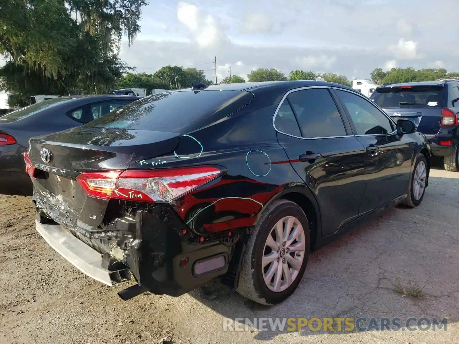 4 Photograph of a damaged car 4T1B11HK3KU716819 TOYOTA CAMRY 2019