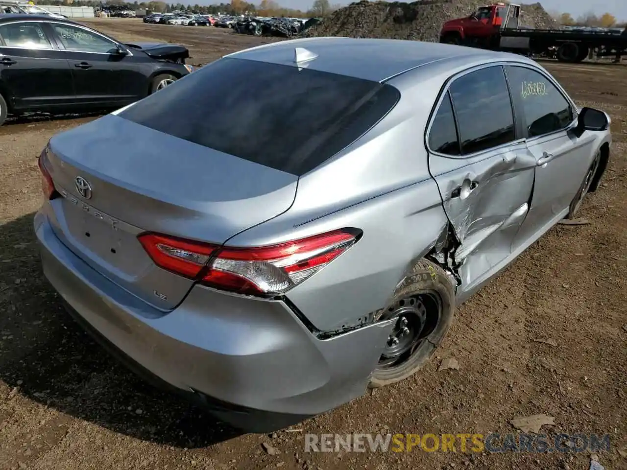 4 Photograph of a damaged car 4T1B11HK3KU720305 TOYOTA CAMRY 2019