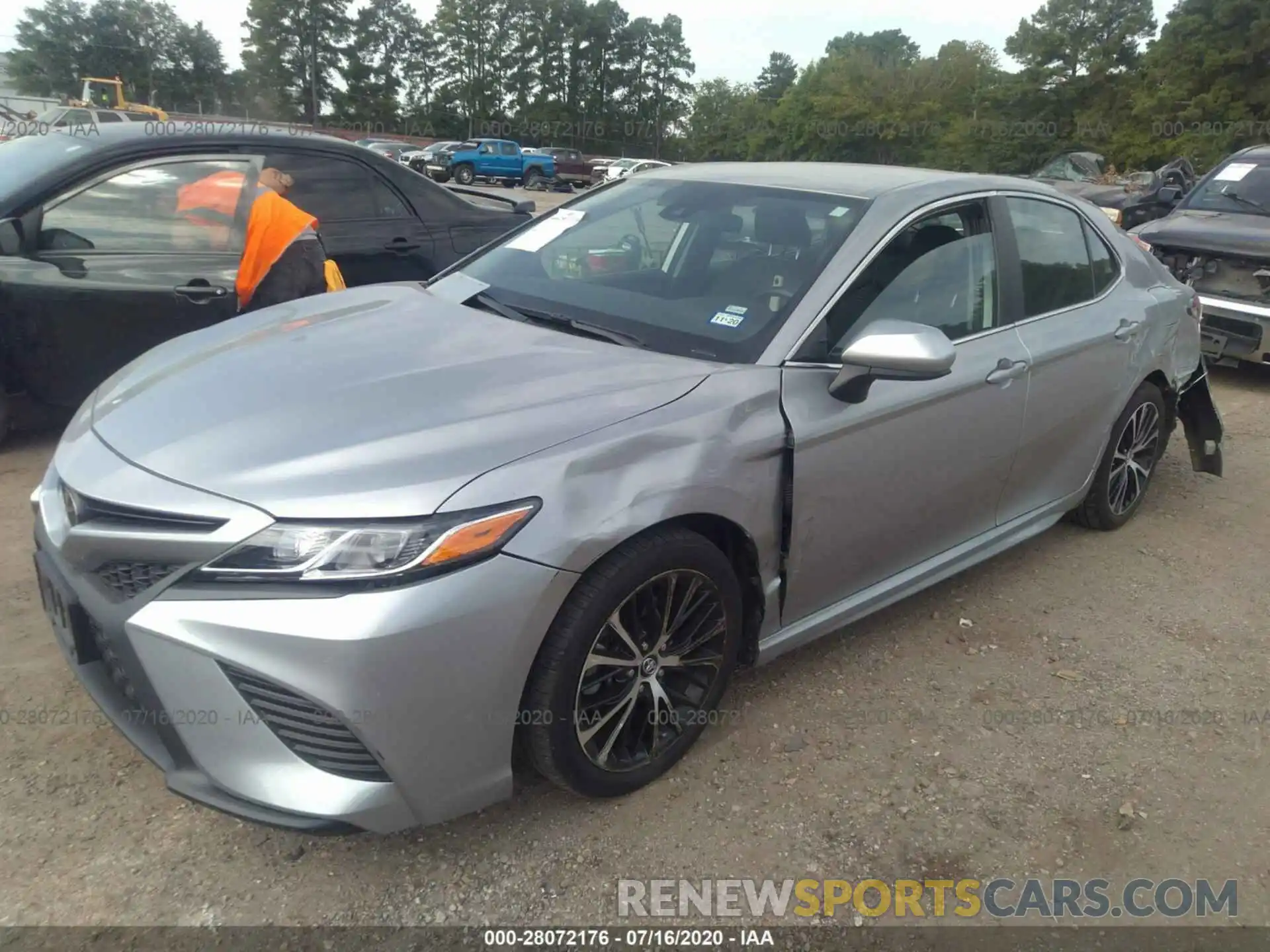 2 Photograph of a damaged car 4T1B11HK3KU721387 TOYOTA CAMRY 2019