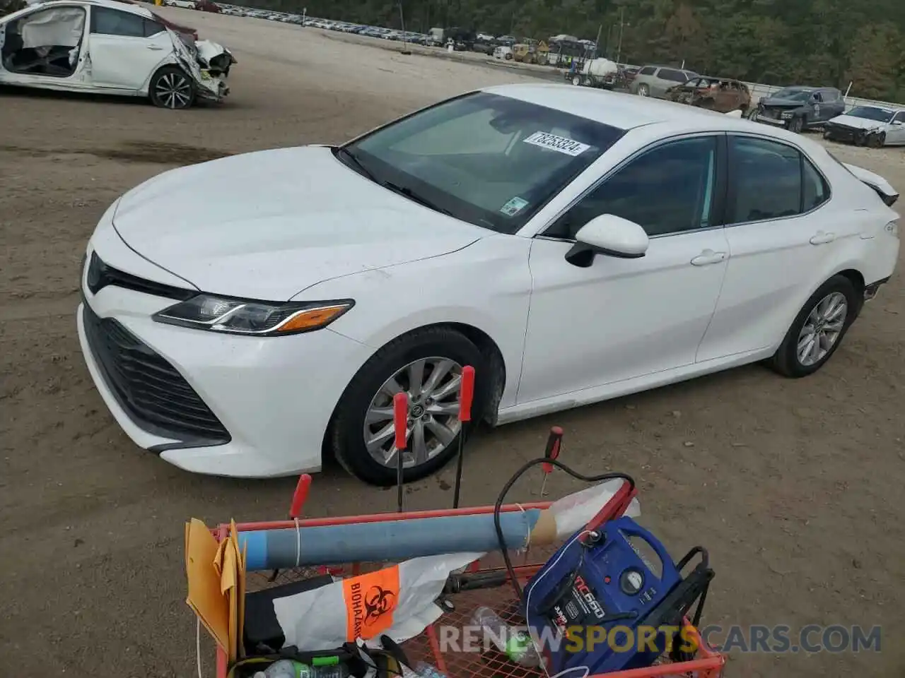 1 Photograph of a damaged car 4T1B11HK3KU721874 TOYOTA CAMRY 2019