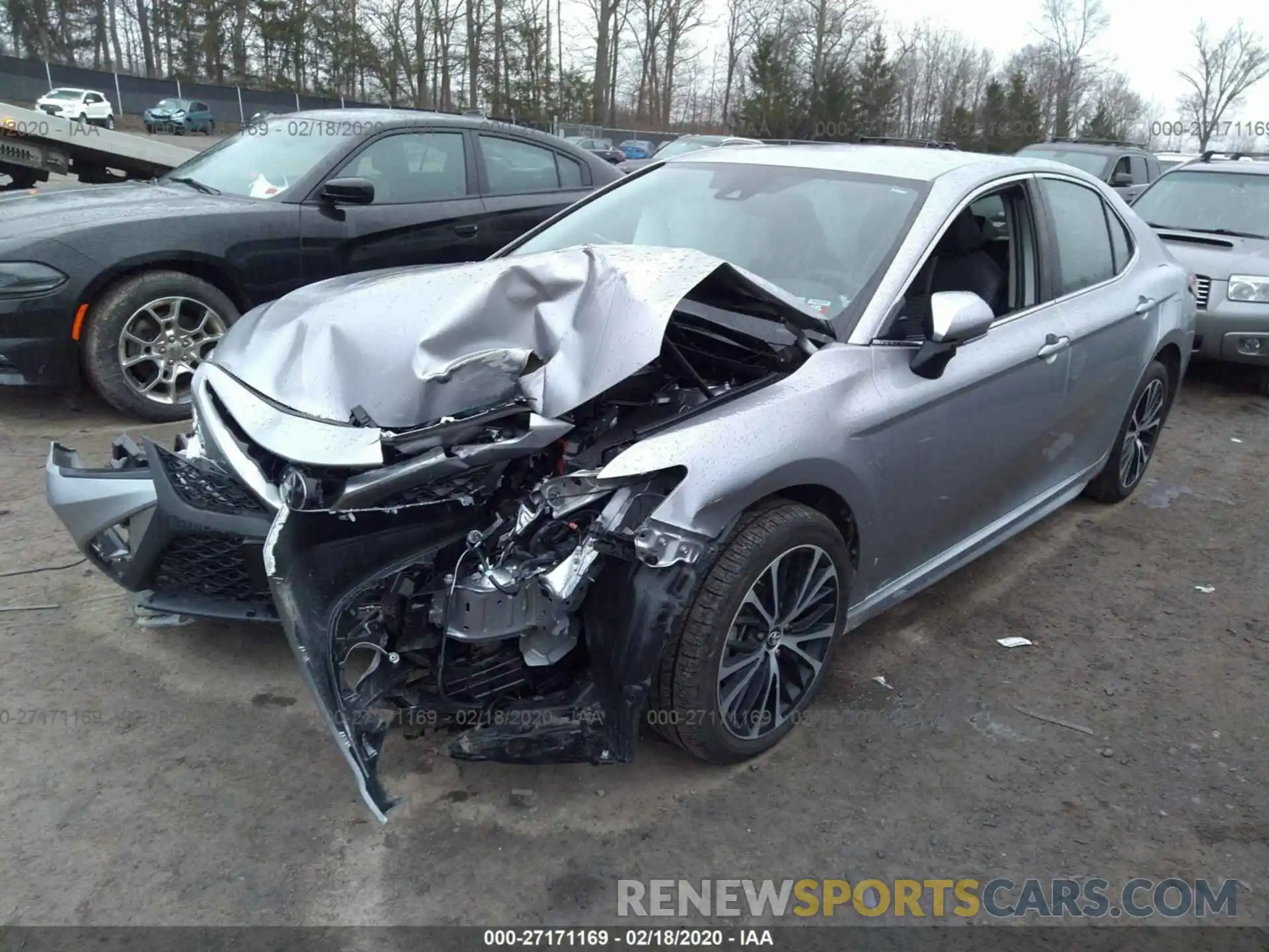 2 Photograph of a damaged car 4T1B11HK3KU722815 TOYOTA CAMRY 2019