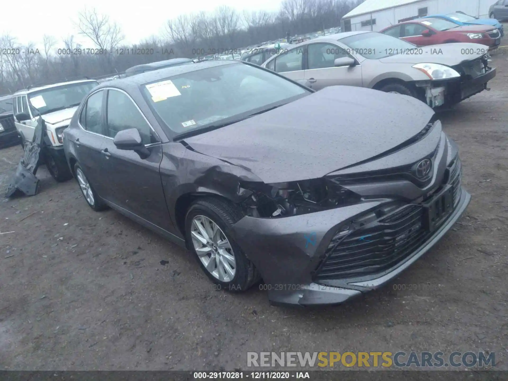 1 Photograph of a damaged car 4T1B11HK3KU725570 TOYOTA CAMRY 2019