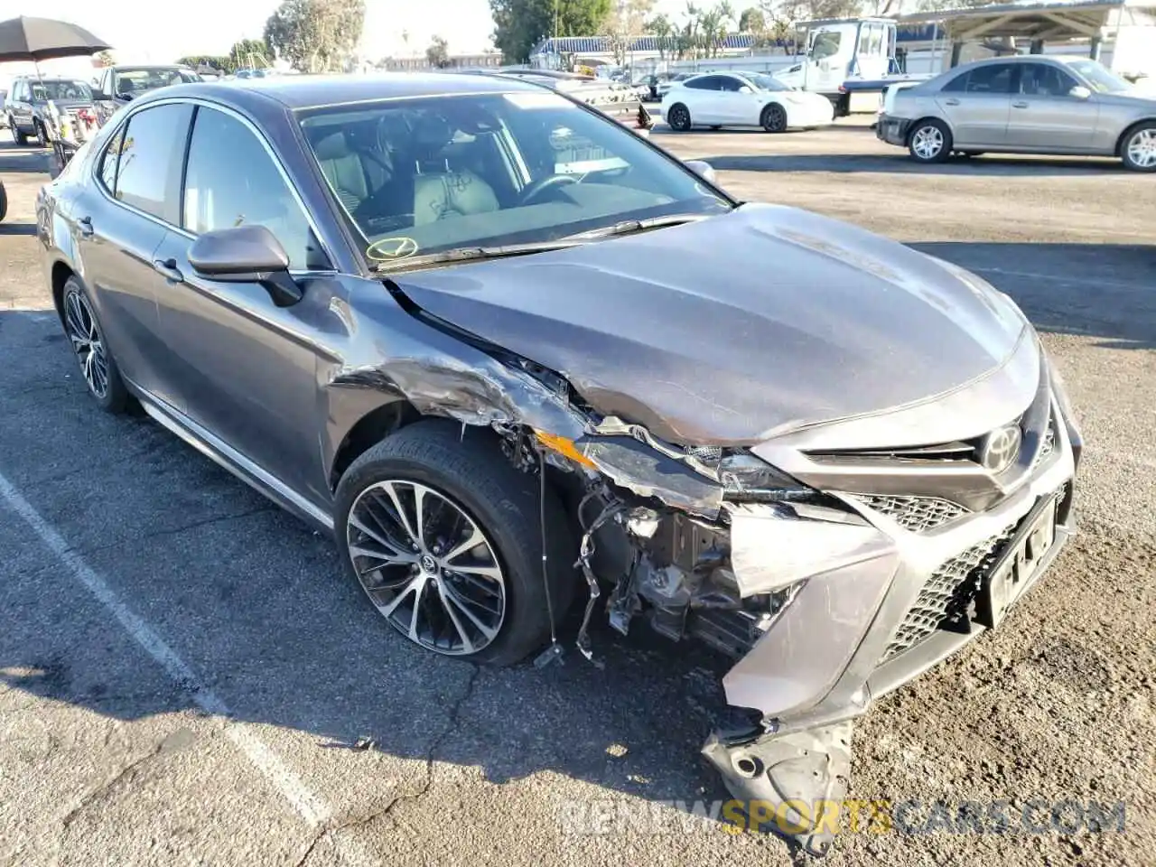 1 Photograph of a damaged car 4T1B11HK3KU726301 TOYOTA CAMRY 2019