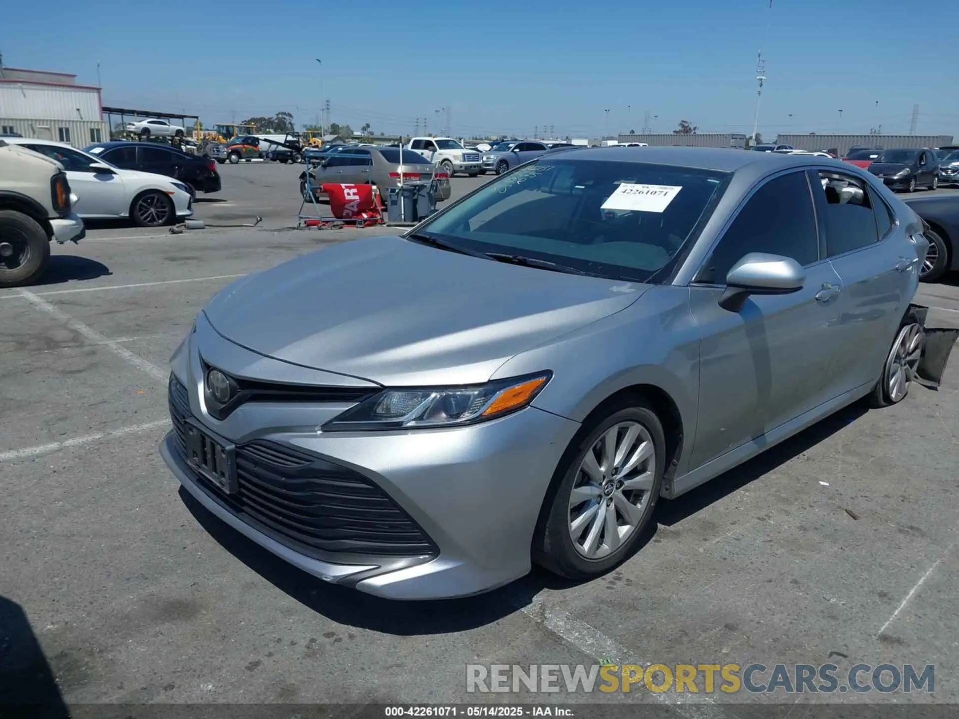 2 Photograph of a damaged car 4T1B11HK3KU729666 TOYOTA CAMRY 2019