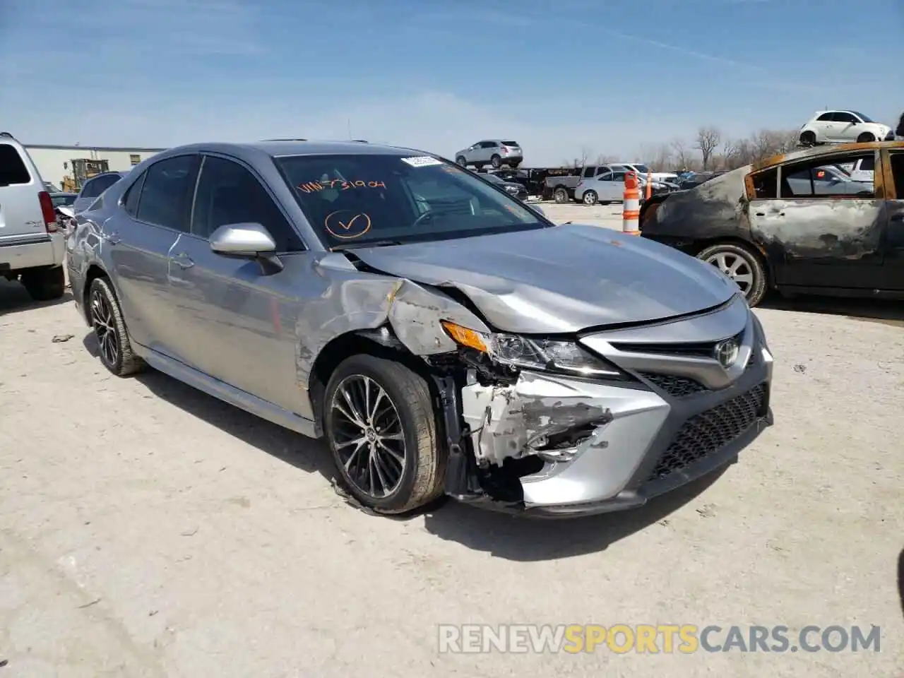 1 Photograph of a damaged car 4T1B11HK3KU731904 TOYOTA CAMRY 2019