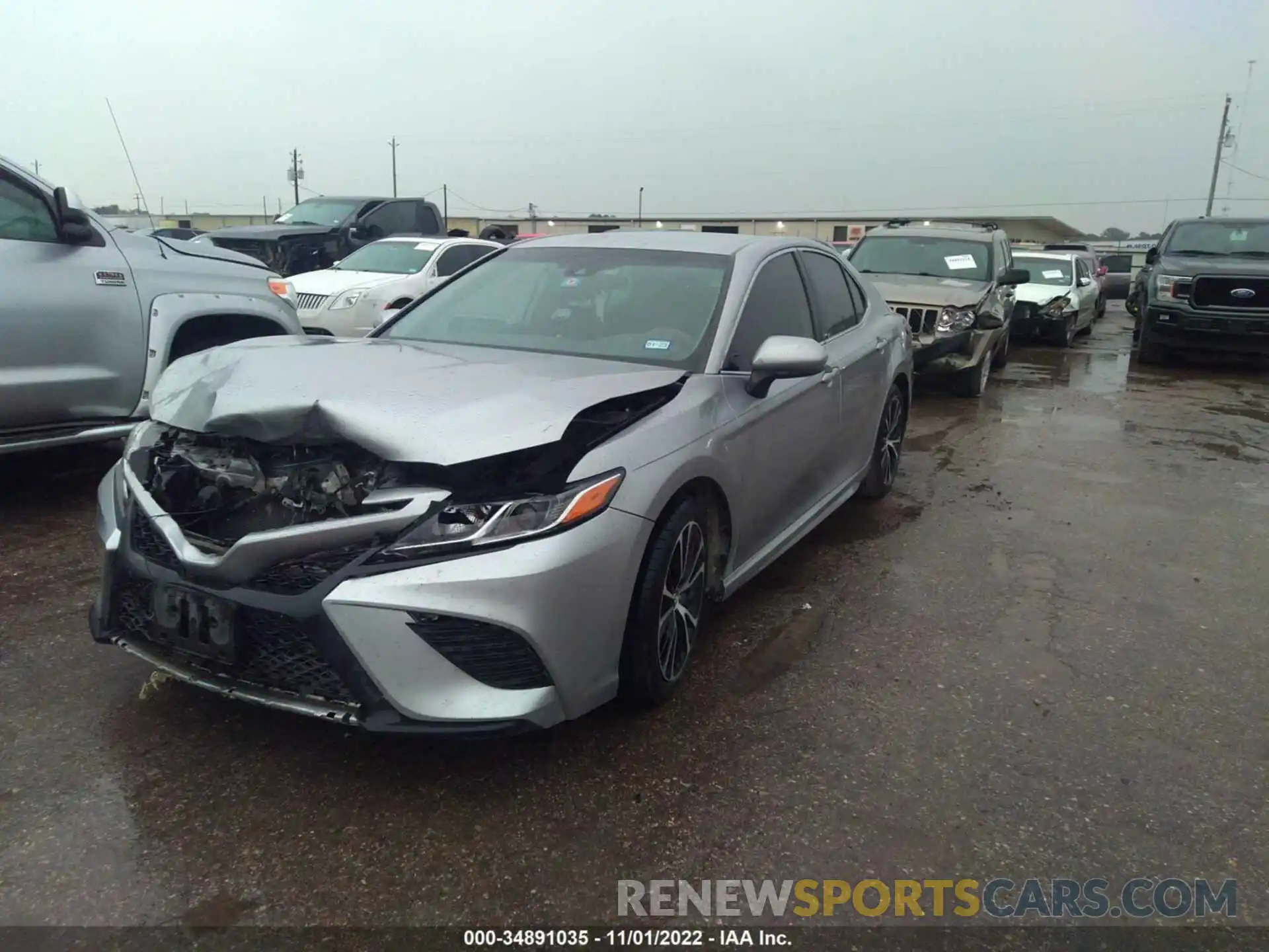 2 Photograph of a damaged car 4T1B11HK3KU732776 TOYOTA CAMRY 2019