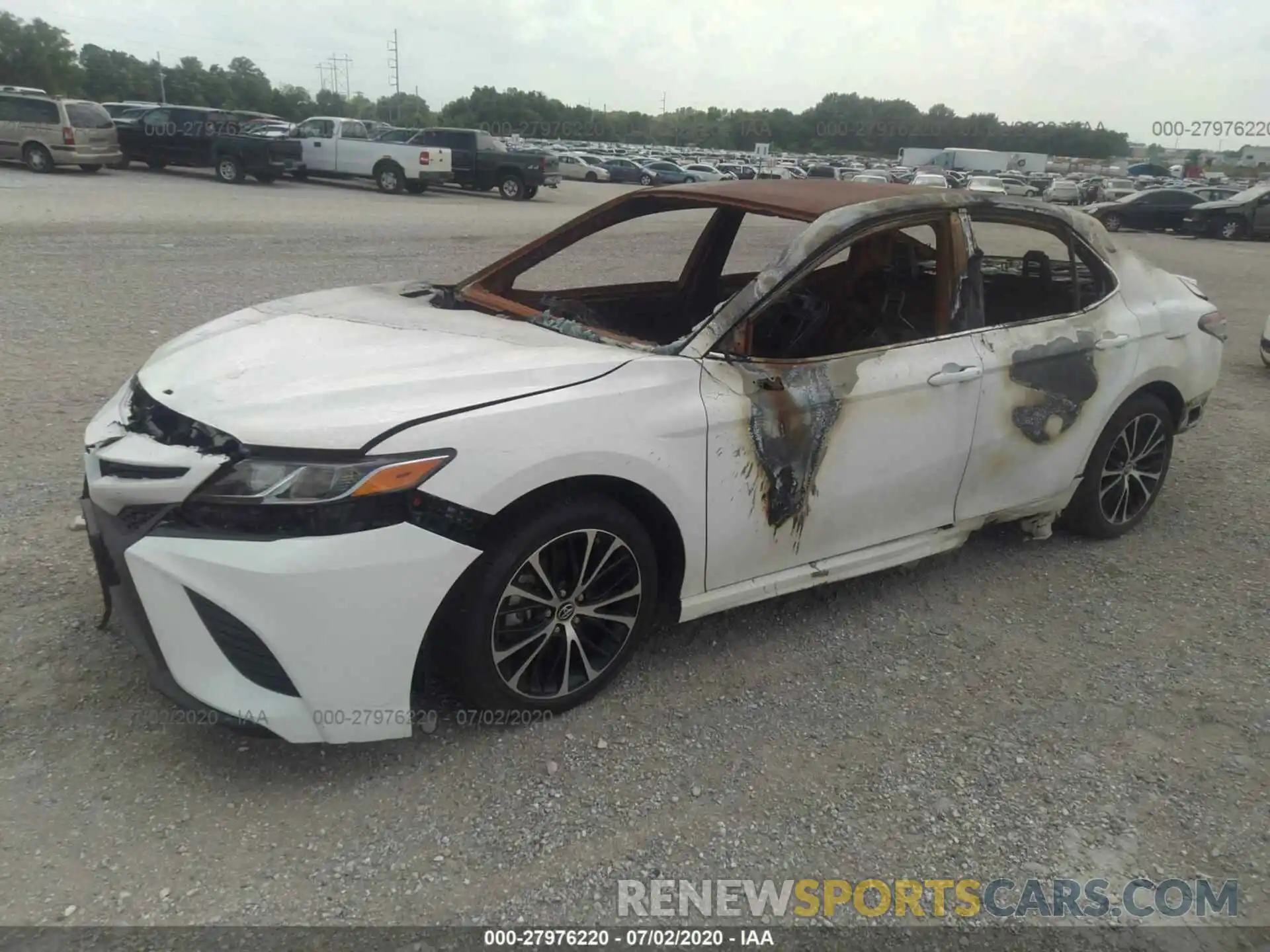 2 Photograph of a damaged car 4T1B11HK3KU733829 TOYOTA CAMRY 2019