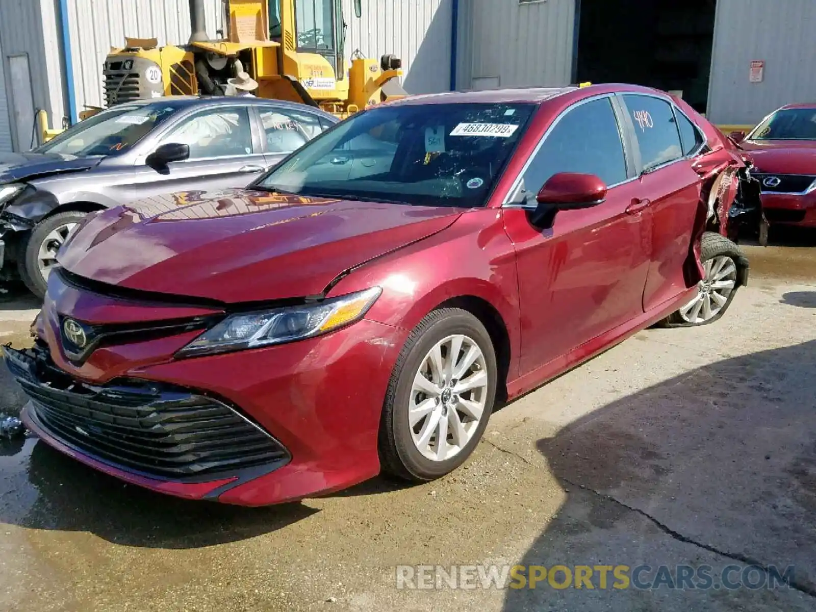 2 Photograph of a damaged car 4T1B11HK3KU734561 TOYOTA CAMRY 2019